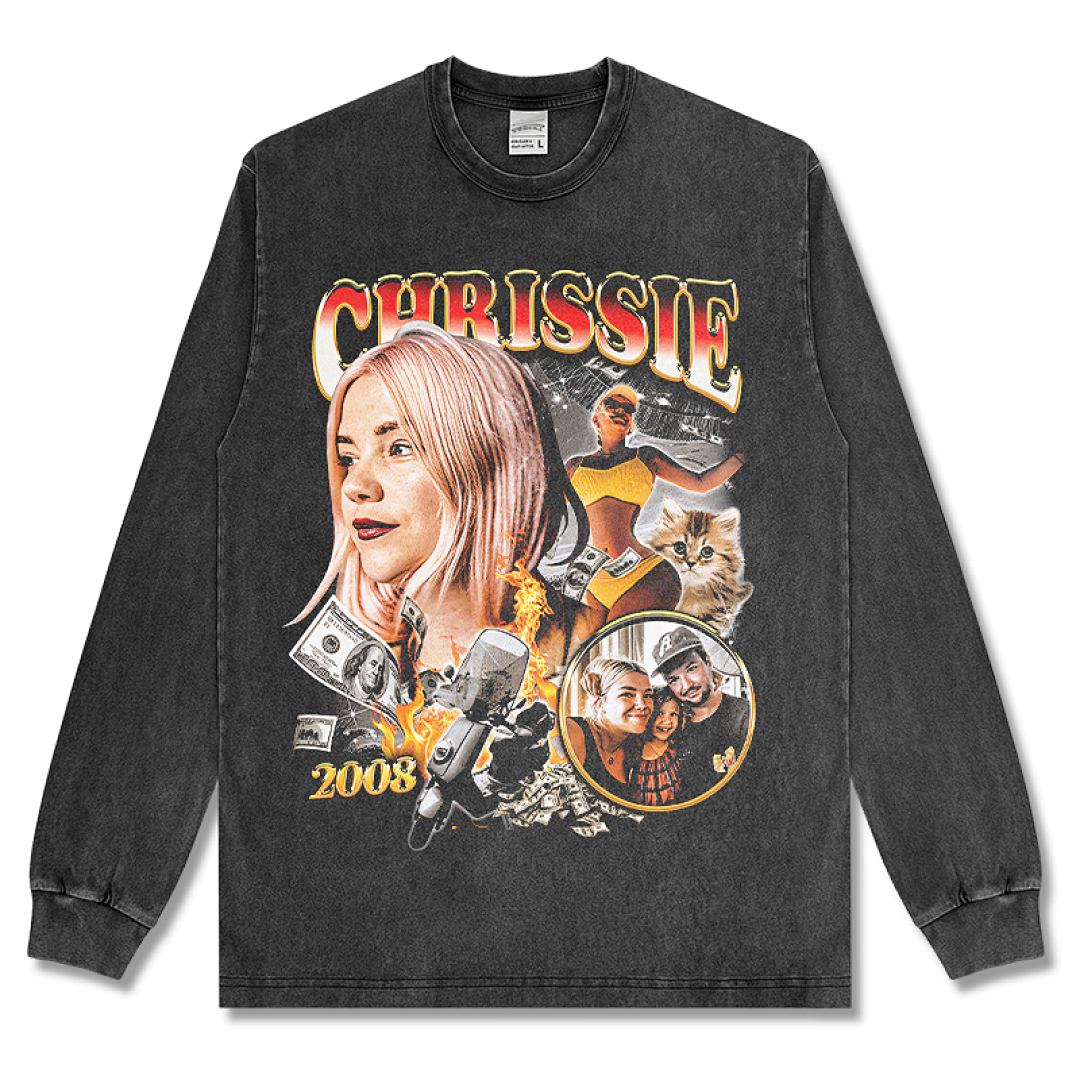Chrissie Sweatshirt - Washed Black