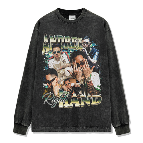 Andree Right Hand Sweatshirt - Washed Black
