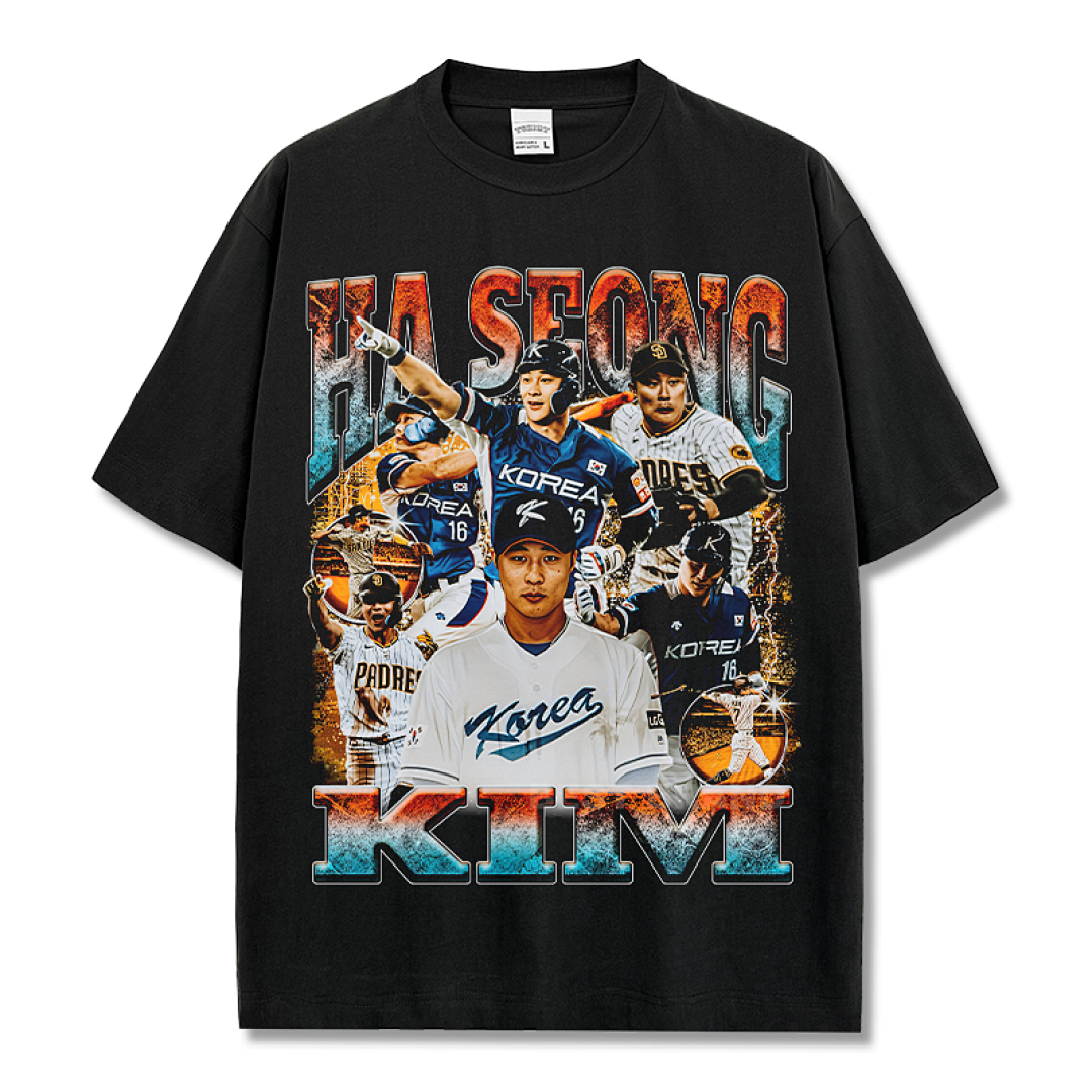 Ha-Seong Kim Tee - Black