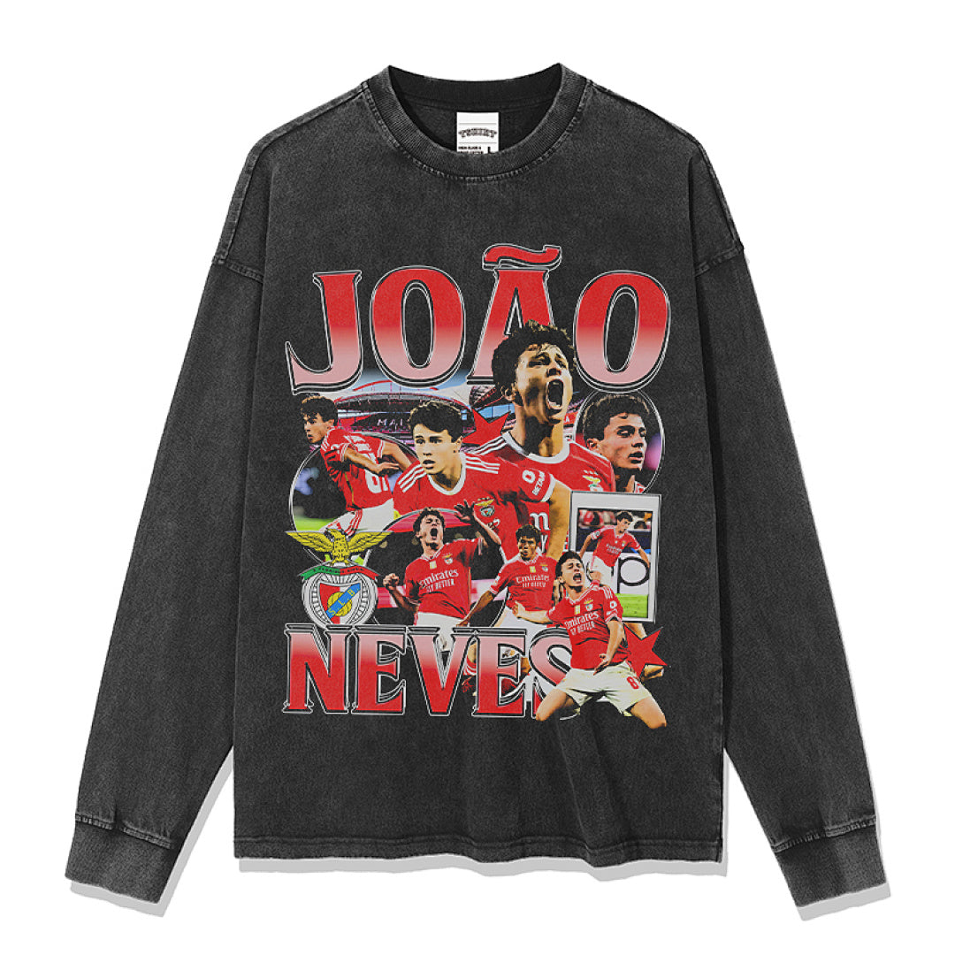 João Neves Sweatshirt - Washed Black