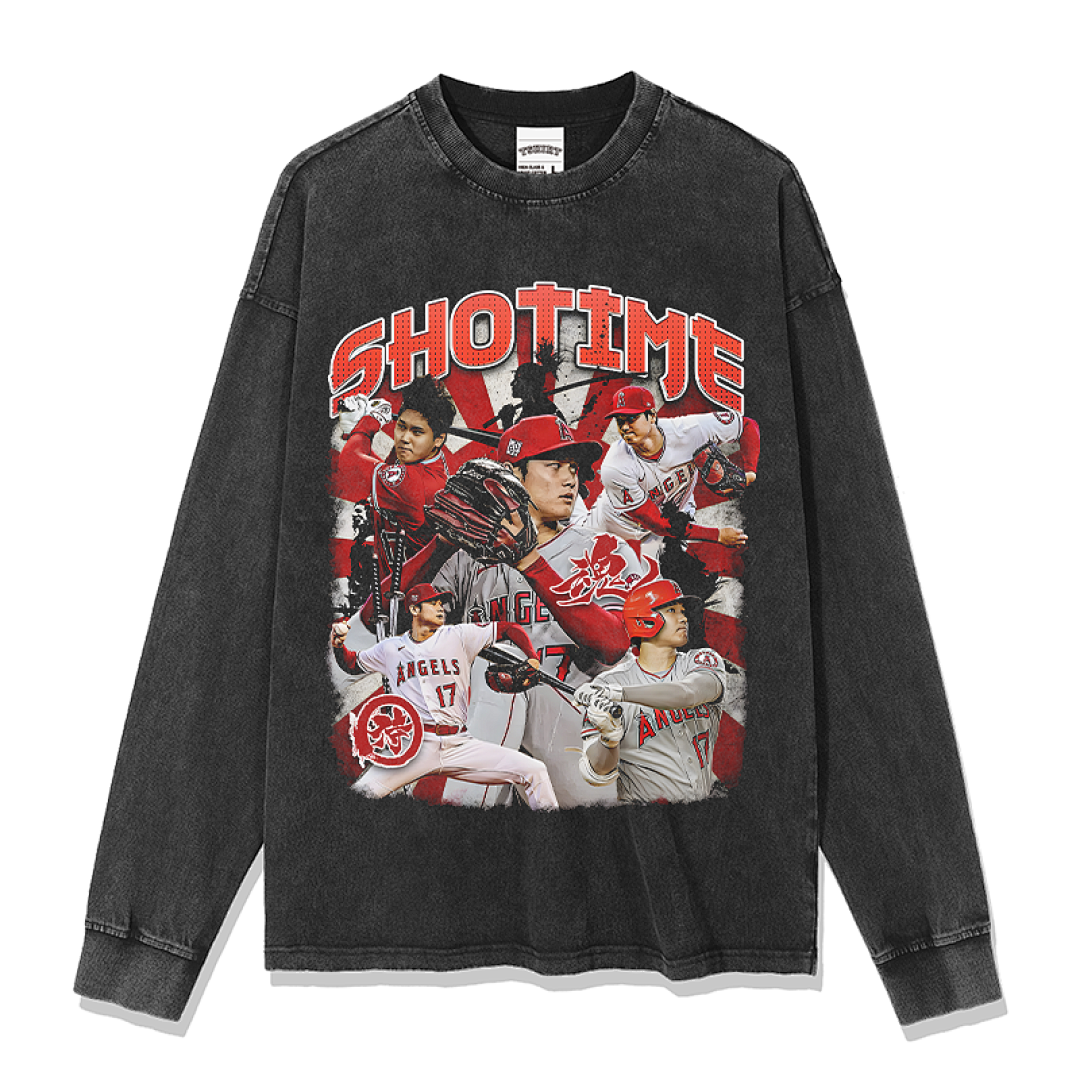 Shohei Ohtani Sweatshirt - Washed Black