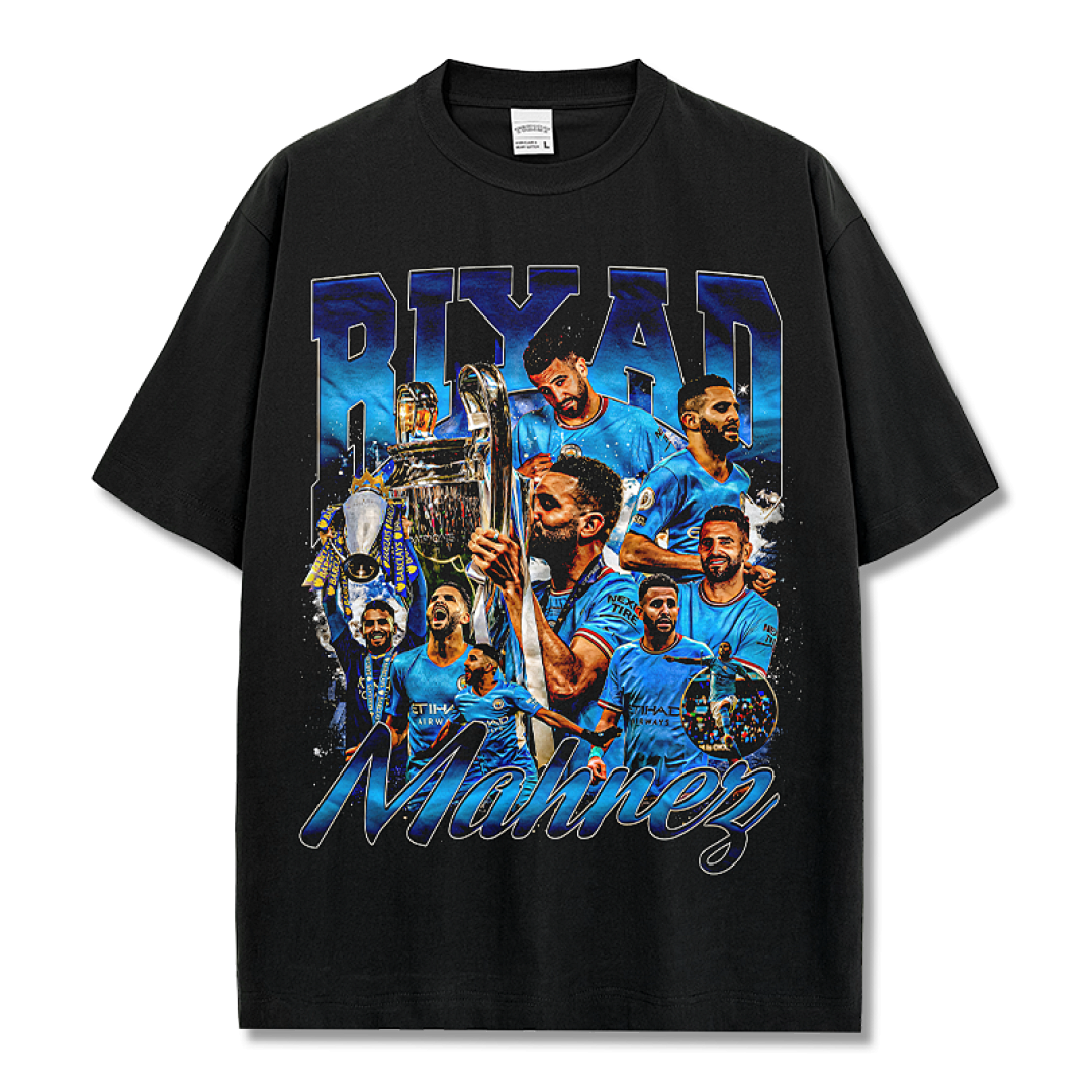 Riyad Mahrez Tee - Black