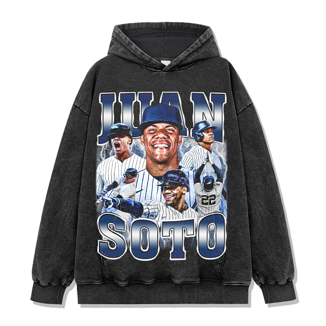 Juan Soto Hoodie - Washed Black