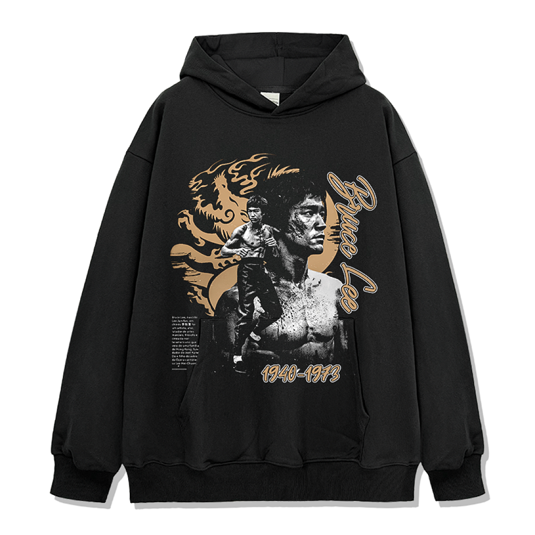 Bruce Lee Hoodie - Black