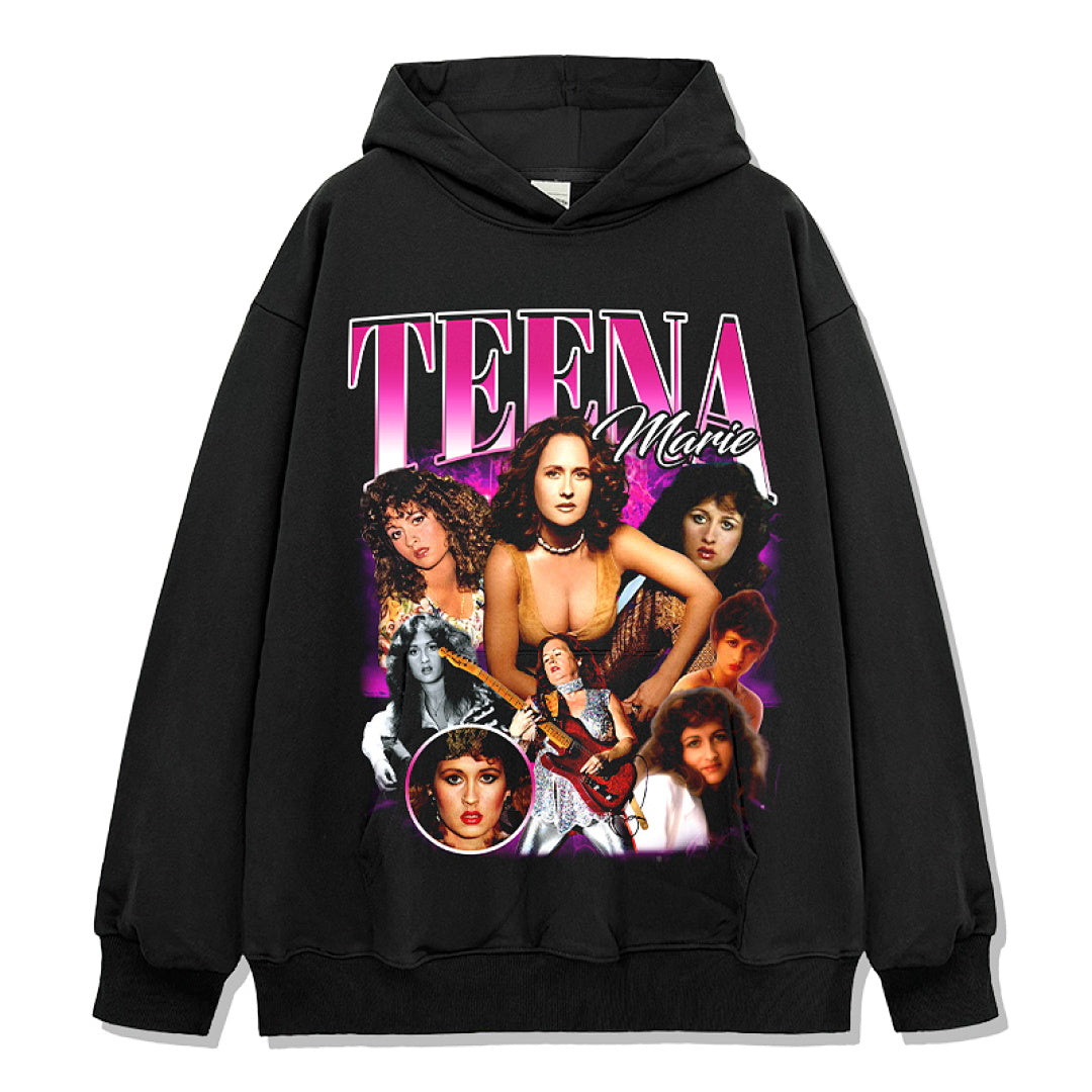 Teena Marie Hoodie - Black
