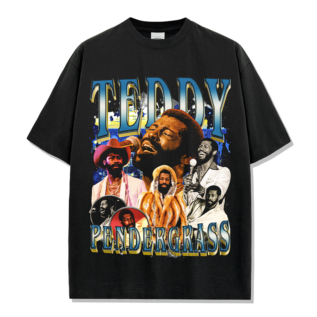 Teddy Pendergrass Tee - Black