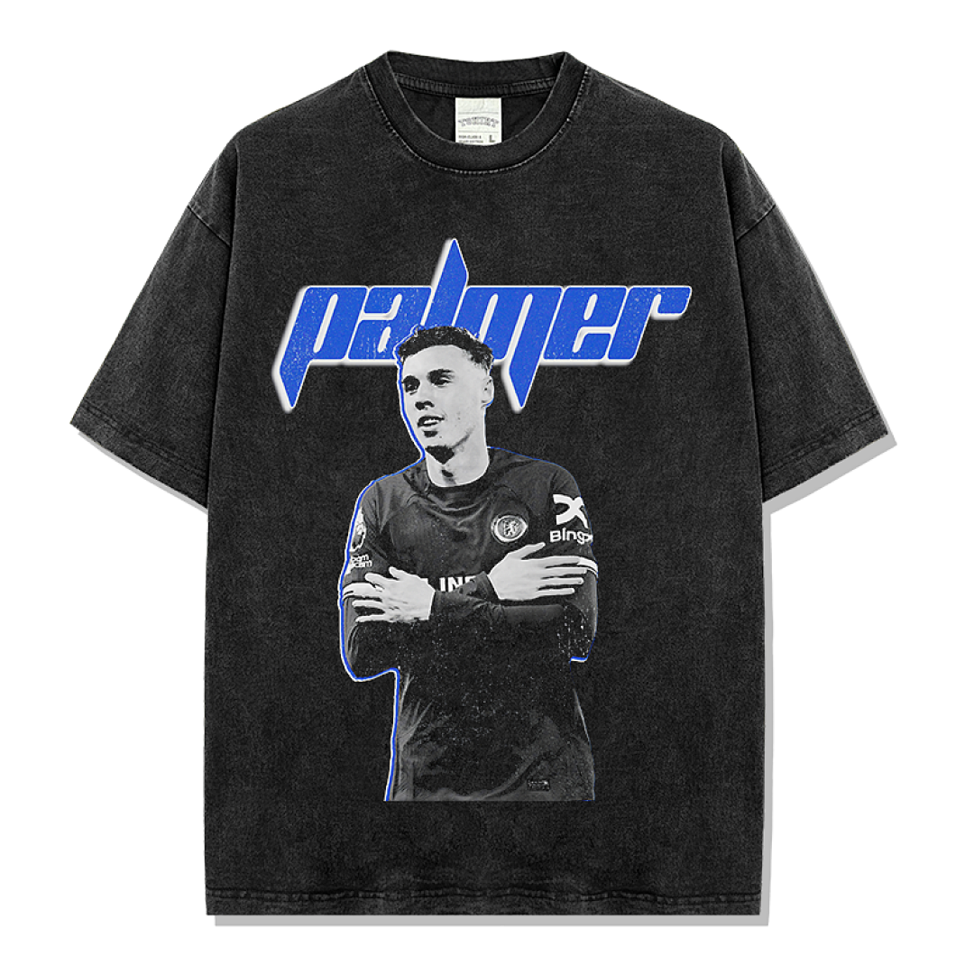 Cole Palmer Tee - Washed Black