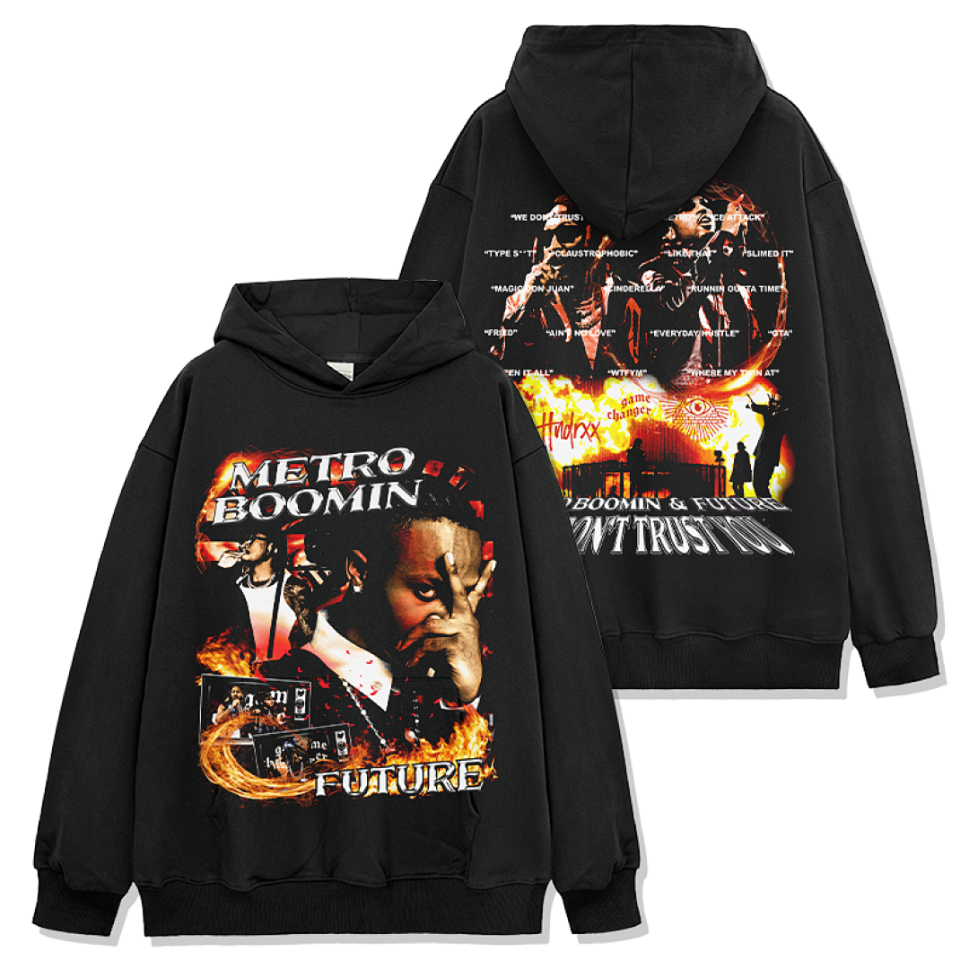 Metro Boomin & Future Hoodie - Black