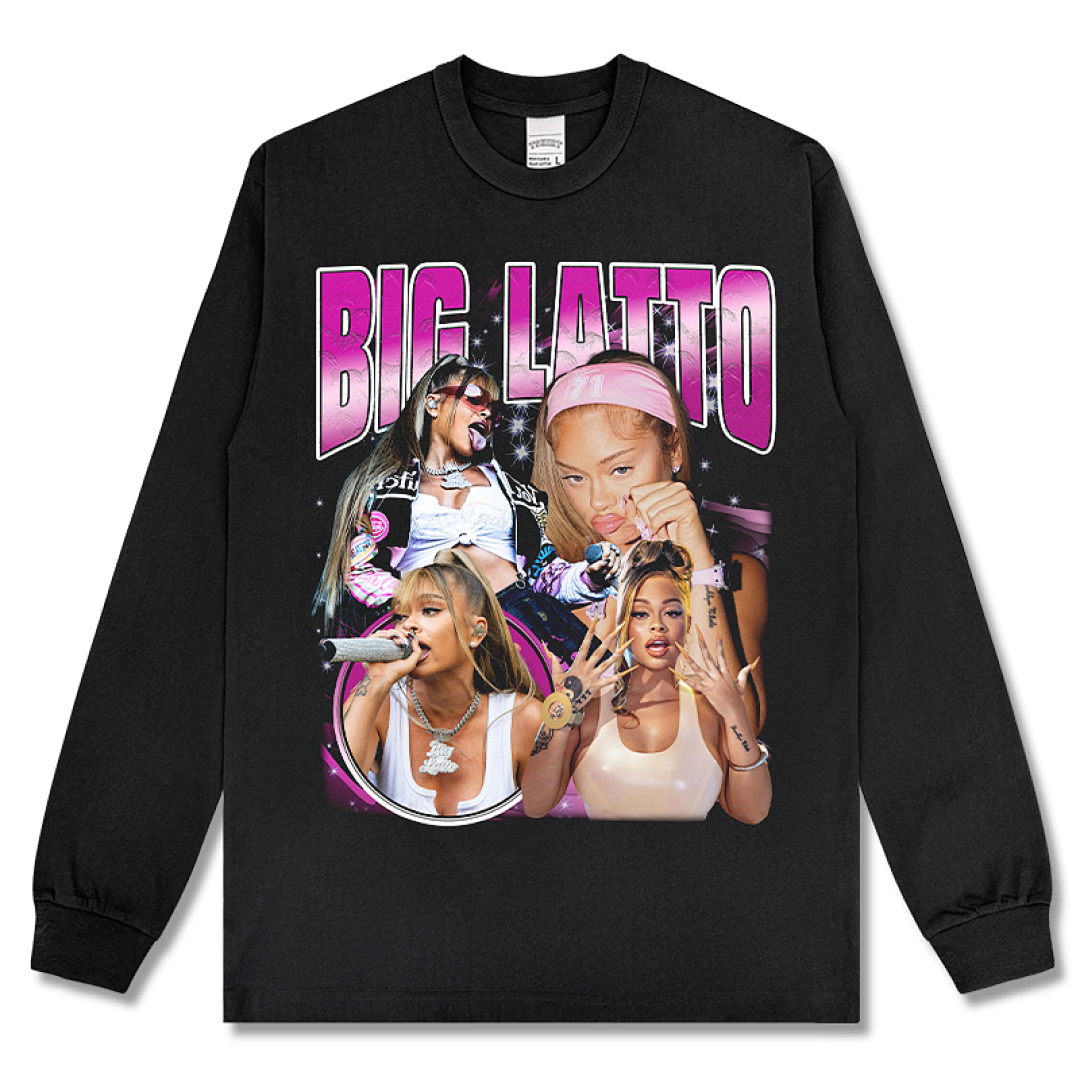 Big Latto Sweatshirt - Black