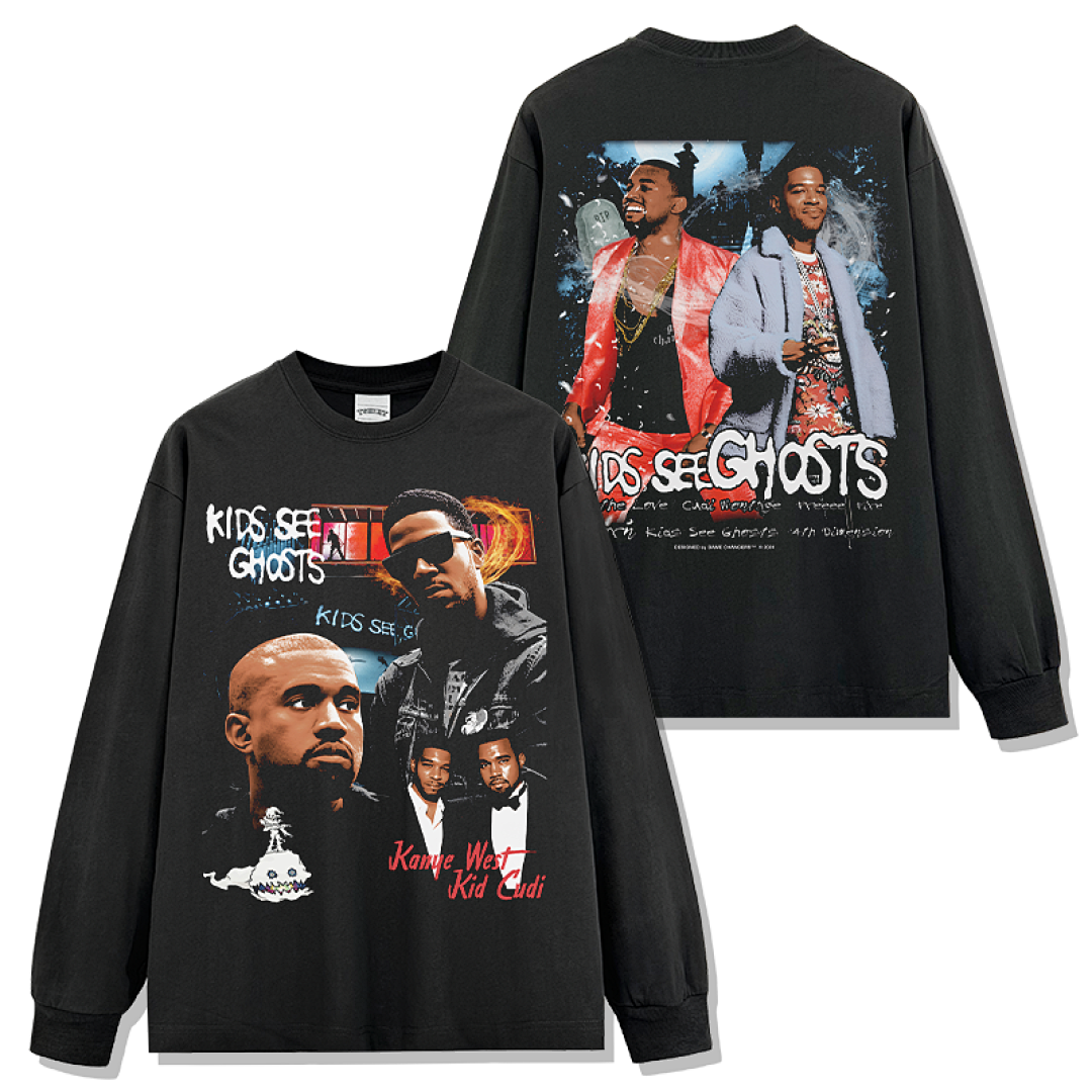 Kids See Ghosts Sweatshirt - Black