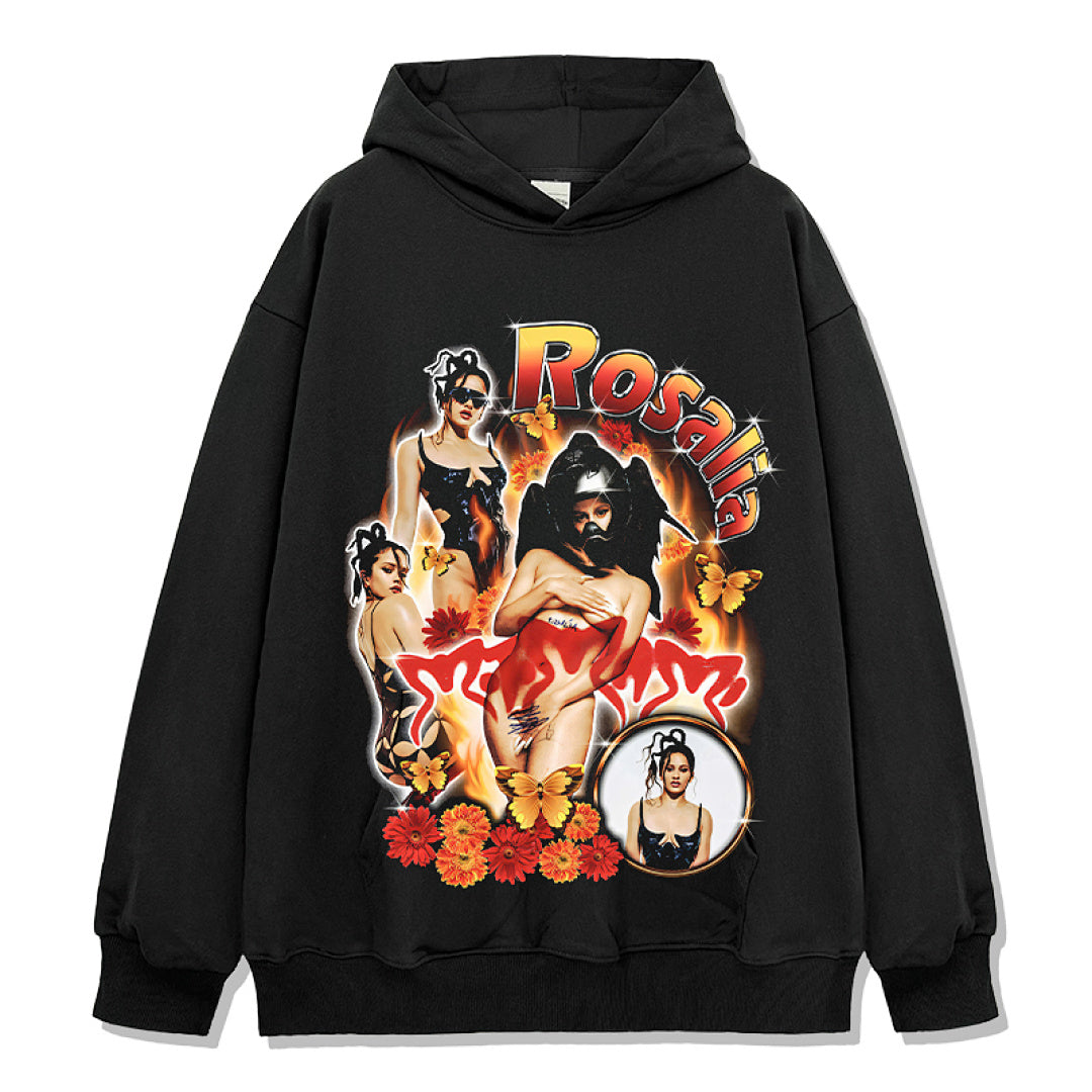 Rosalía Hoodie - Black