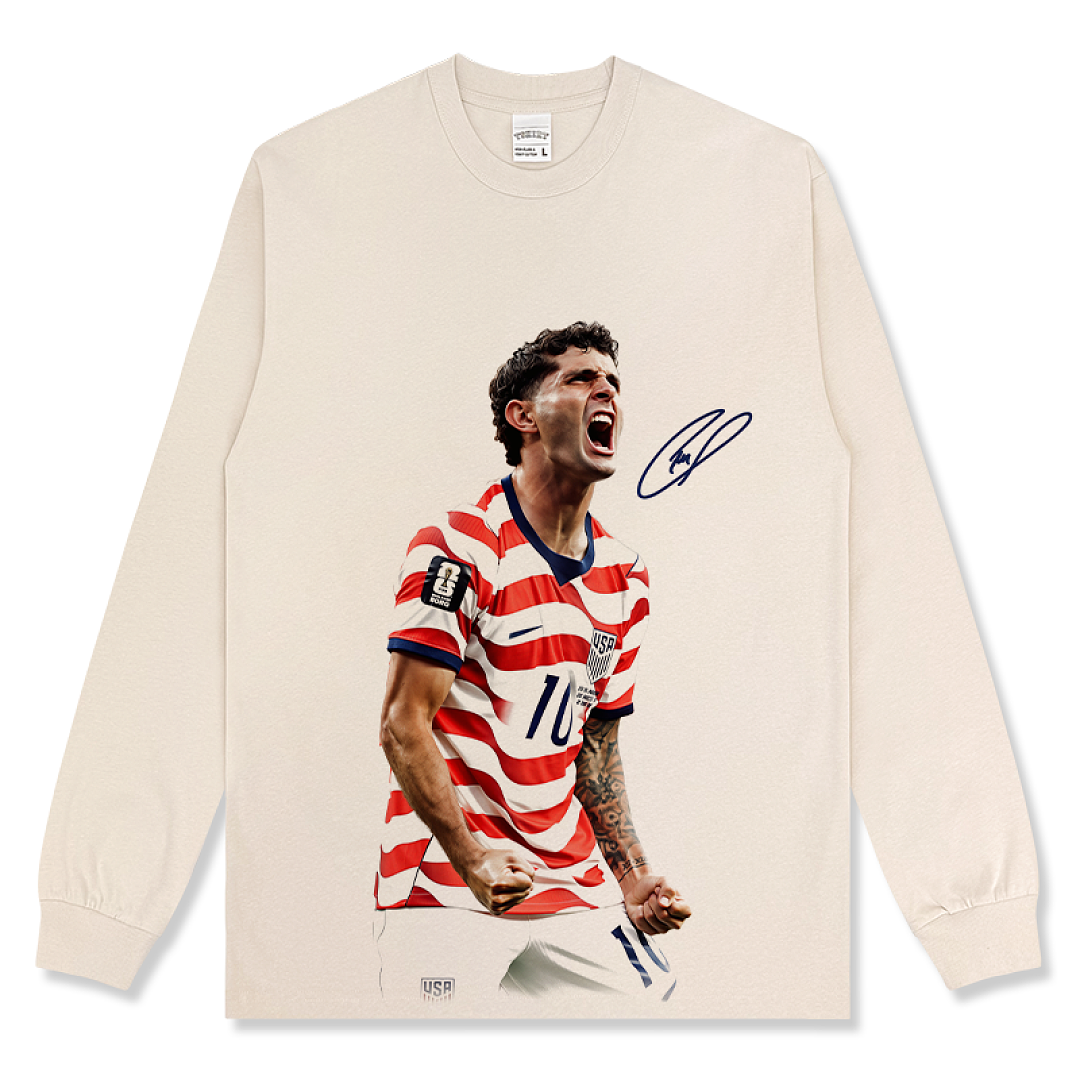 Christian Pulisic Sweatshirt - Apricot