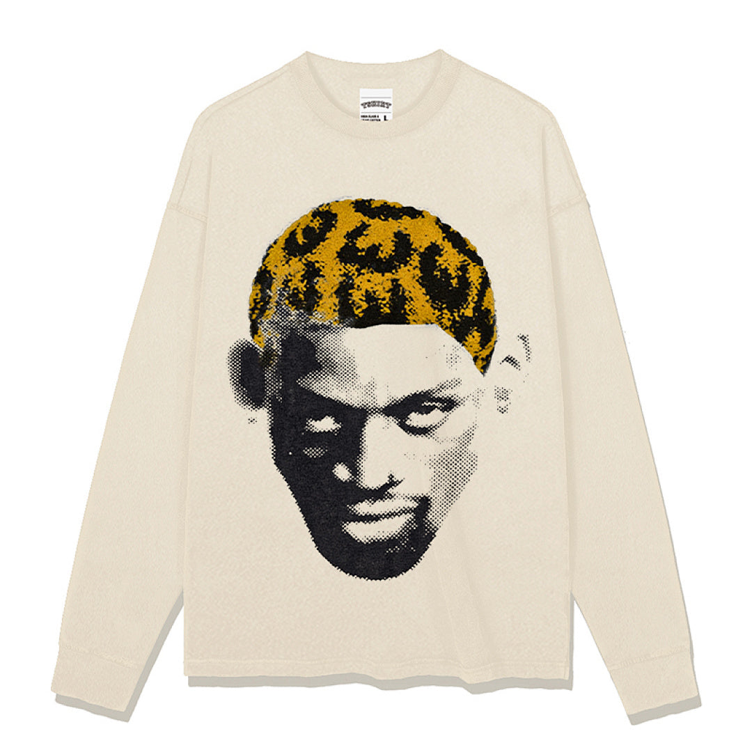 Dennis Rodman Sweatshirt - Apricot