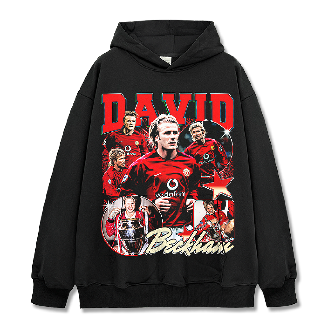 David Beckham Hoodie - Black
