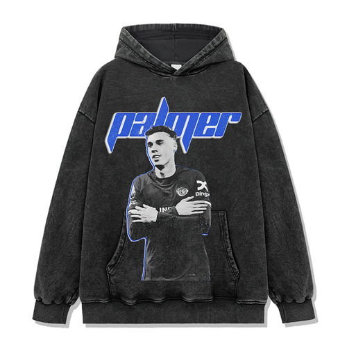 Cole Palmer Hoodie - Washed Black