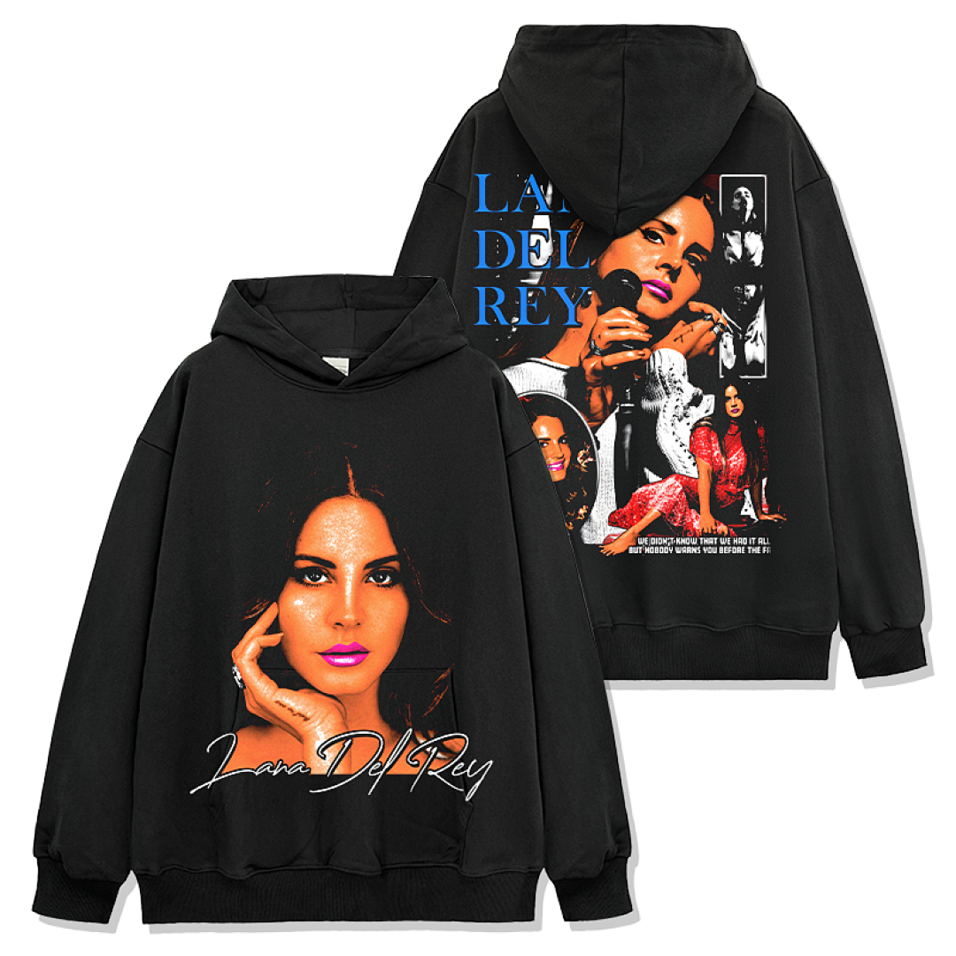 Lana Del Rey Hoodie - Black