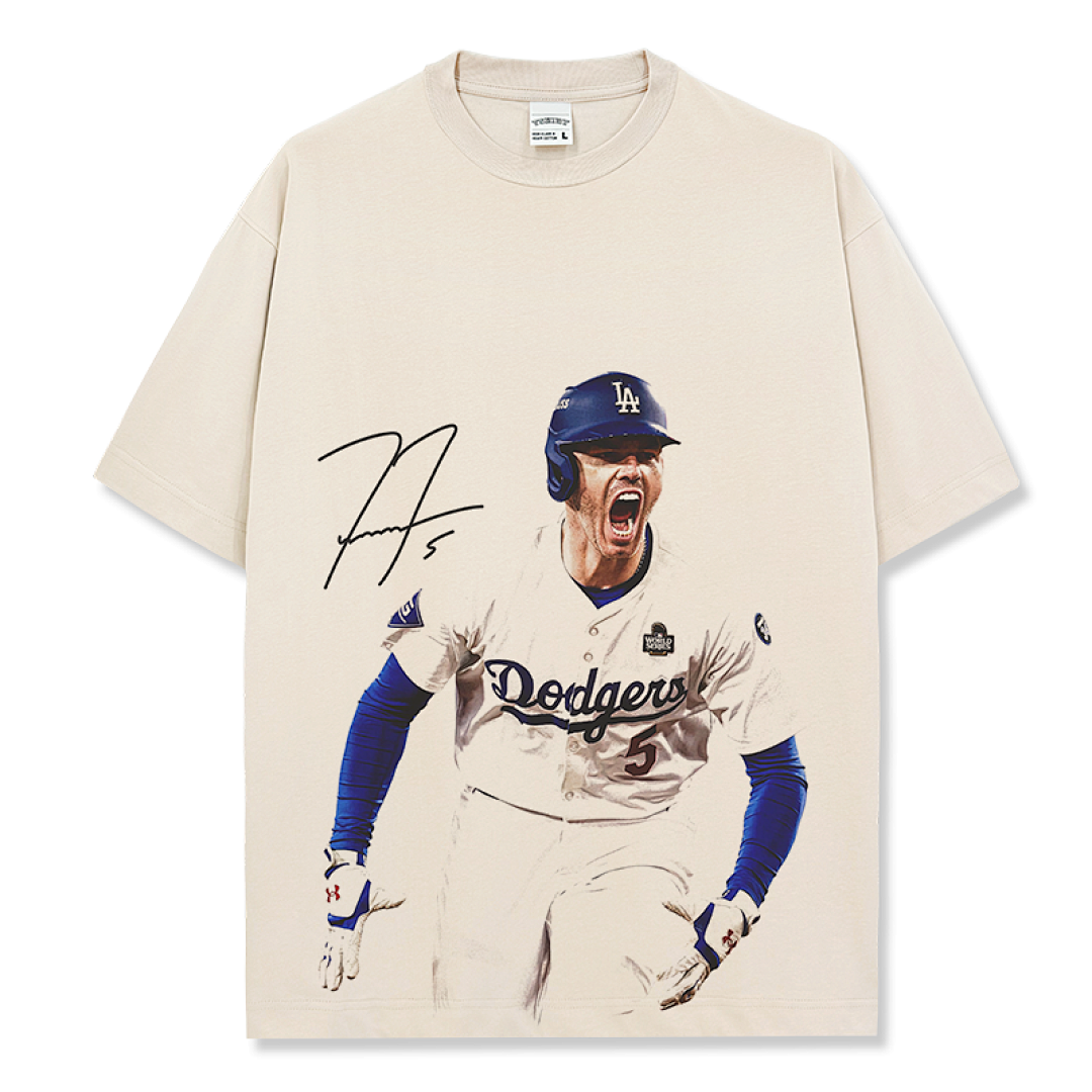 Freddie Freeman Tee - Apricot