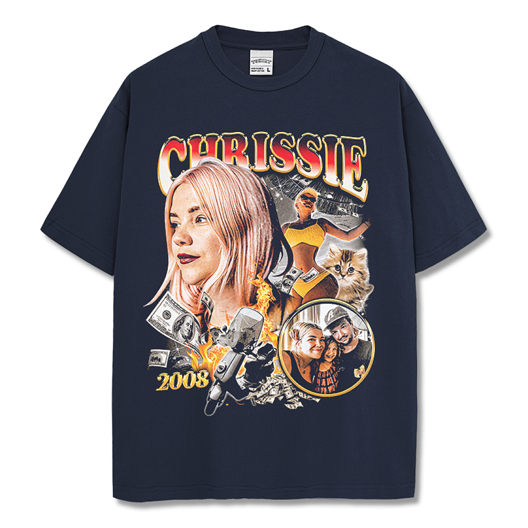Chrissie Tee - Navy