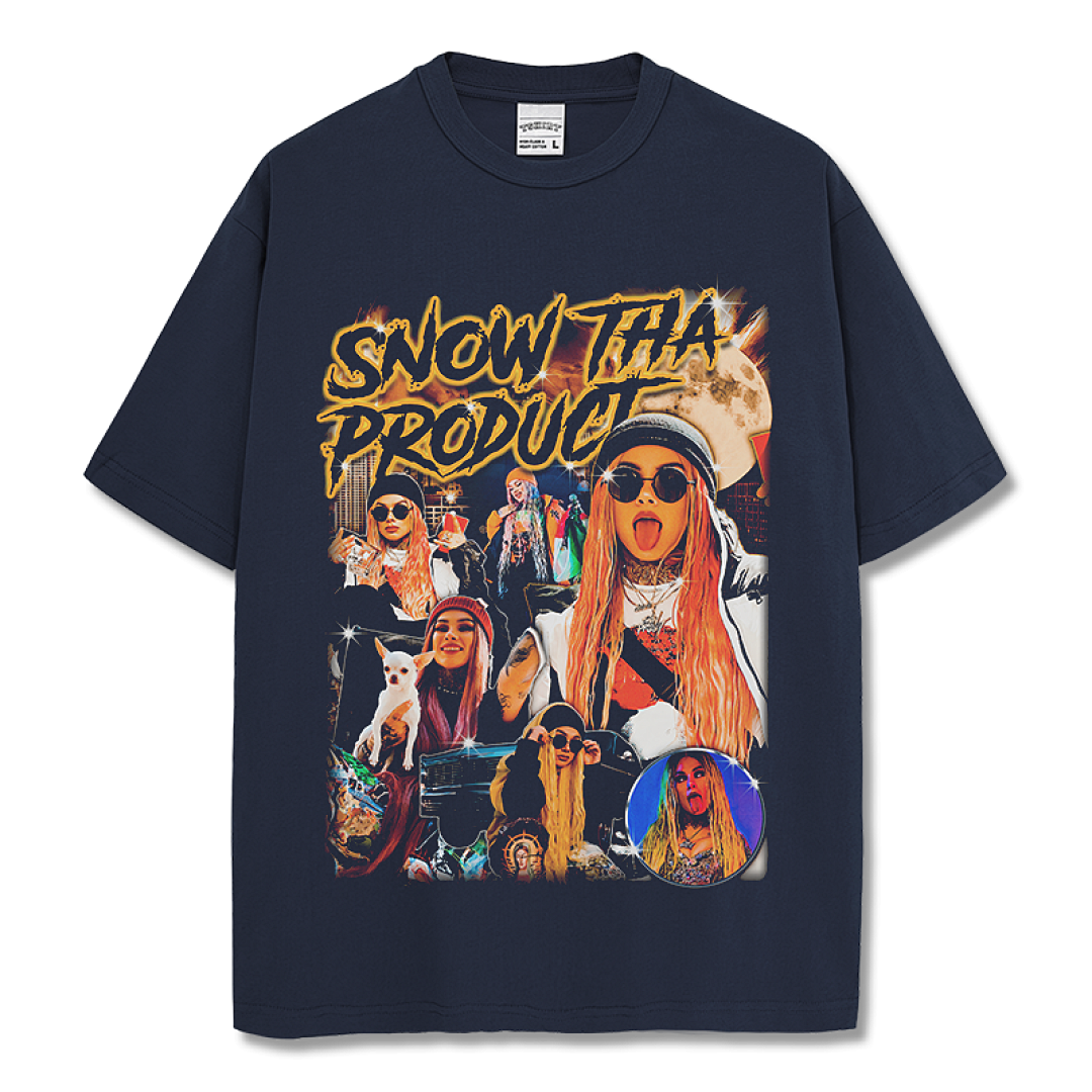 Snow tha Product Tee - Navy