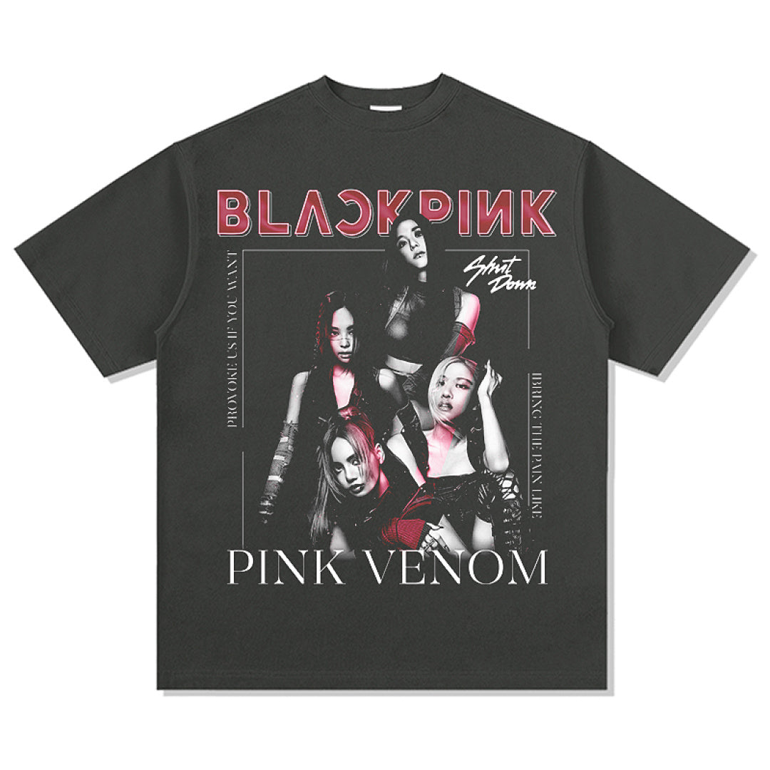 BLACKPINK Tee - Charcoal
