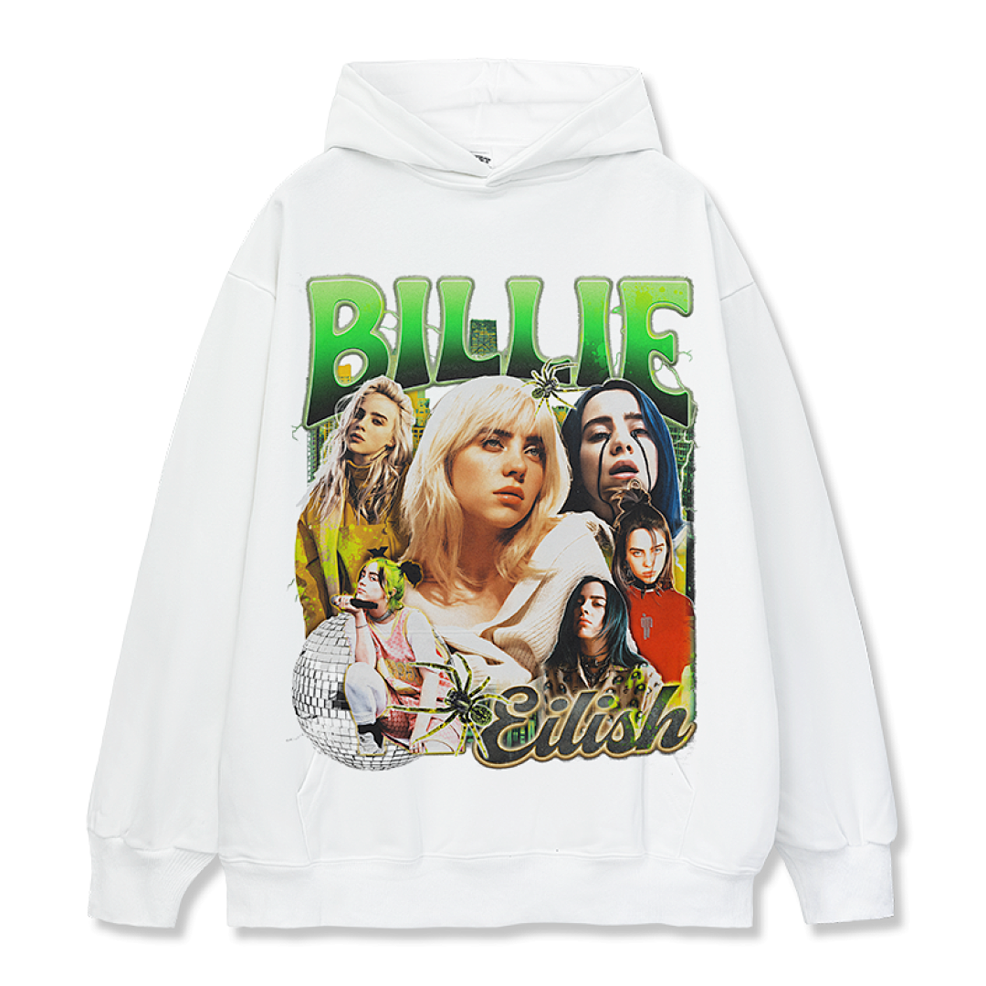Billie Eilish Hoodie - White