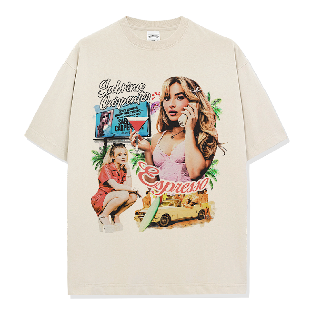 Sabrina Carpenter Tee - Apricot