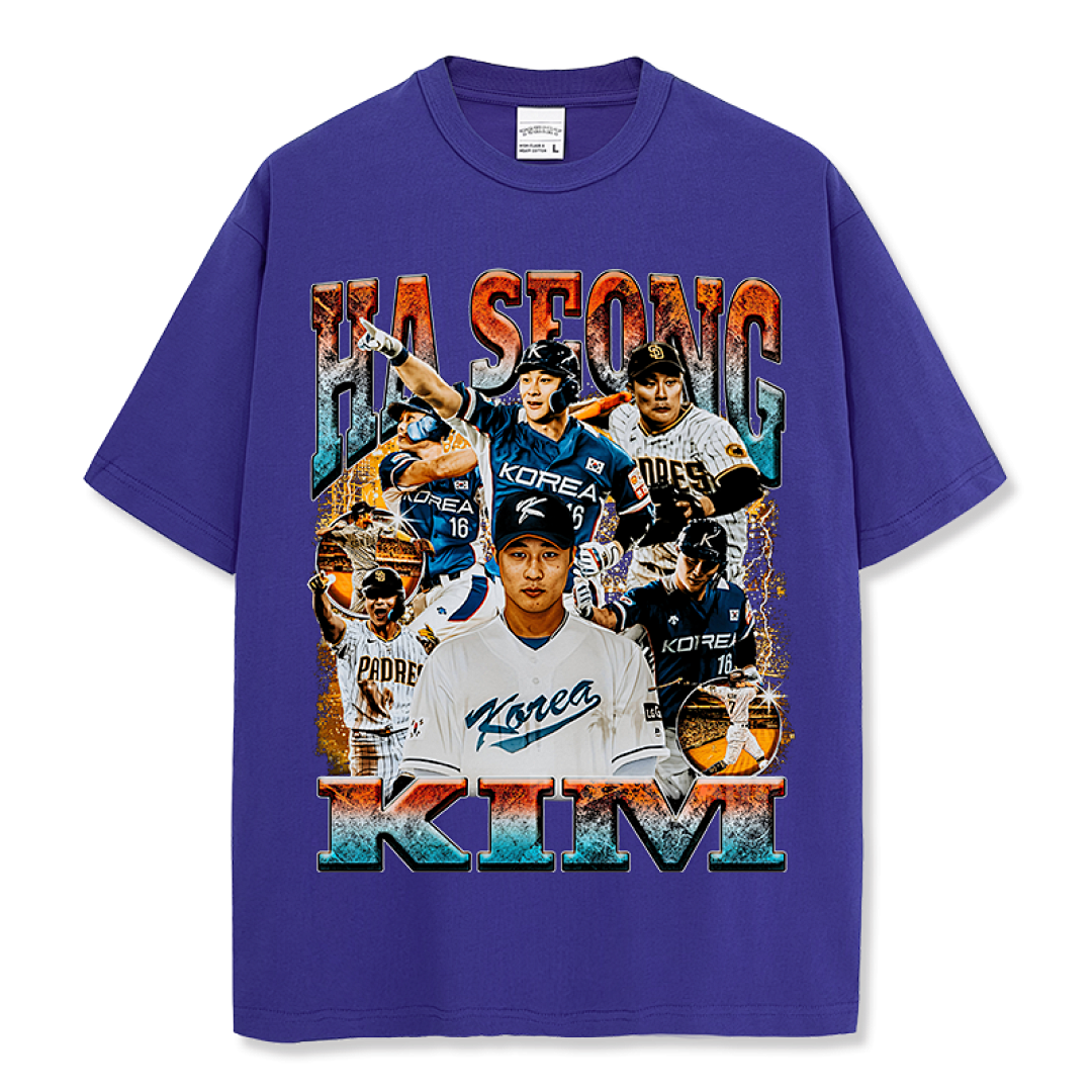 Ha-Seong Kim Tee - Royal Blue