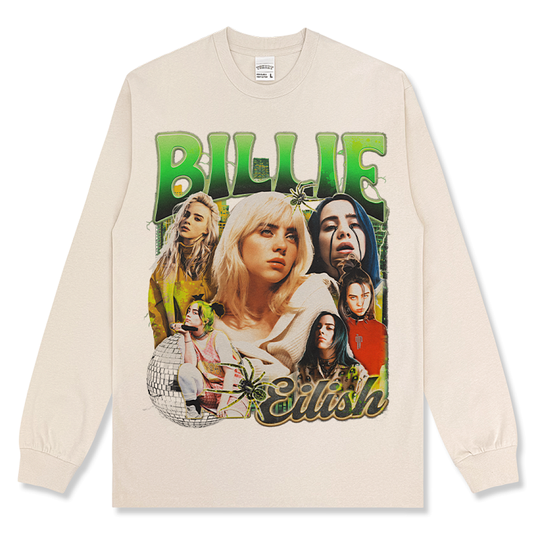 Billie Eilish Sweatshirt - Apricot