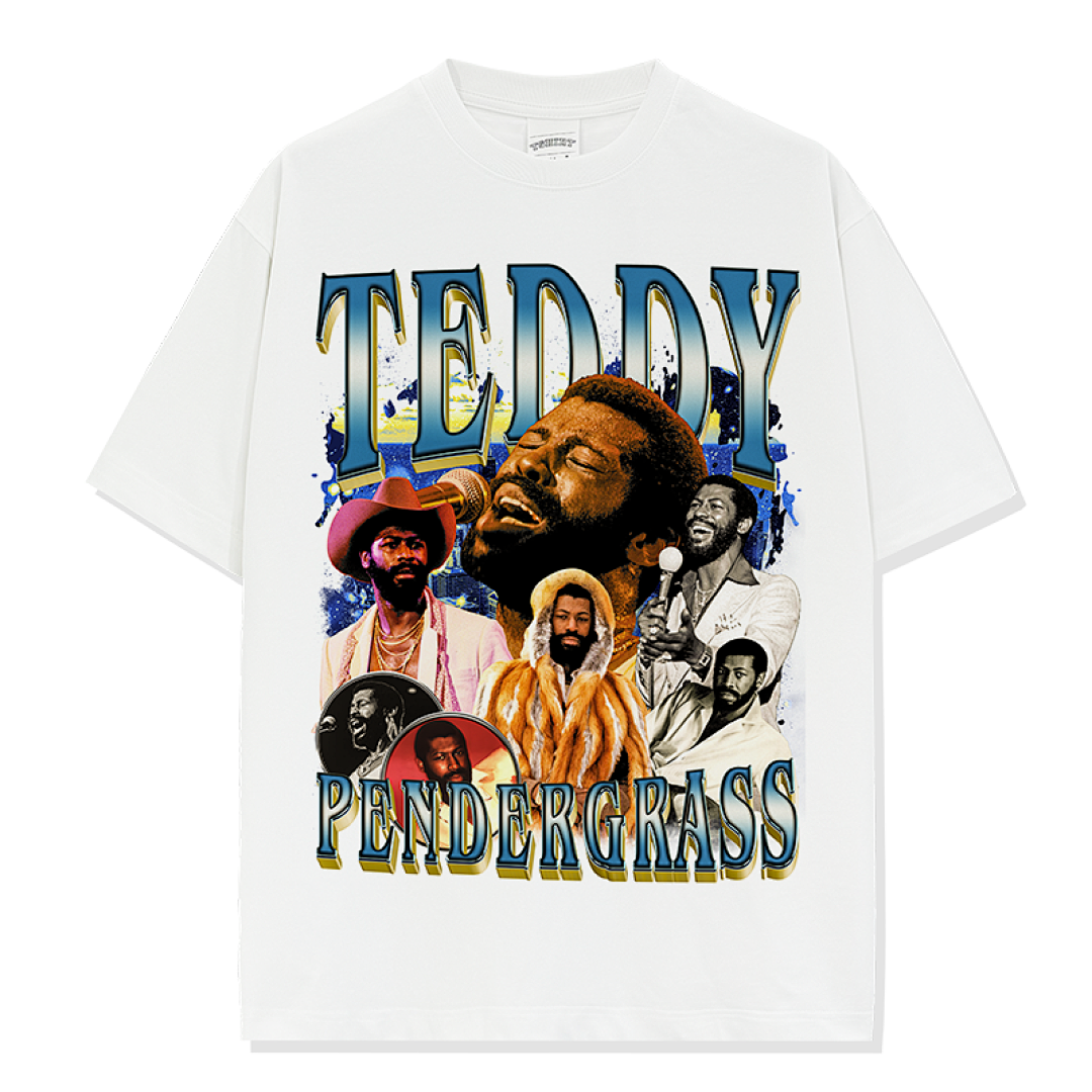 Teddy Pendergrass Tee - White