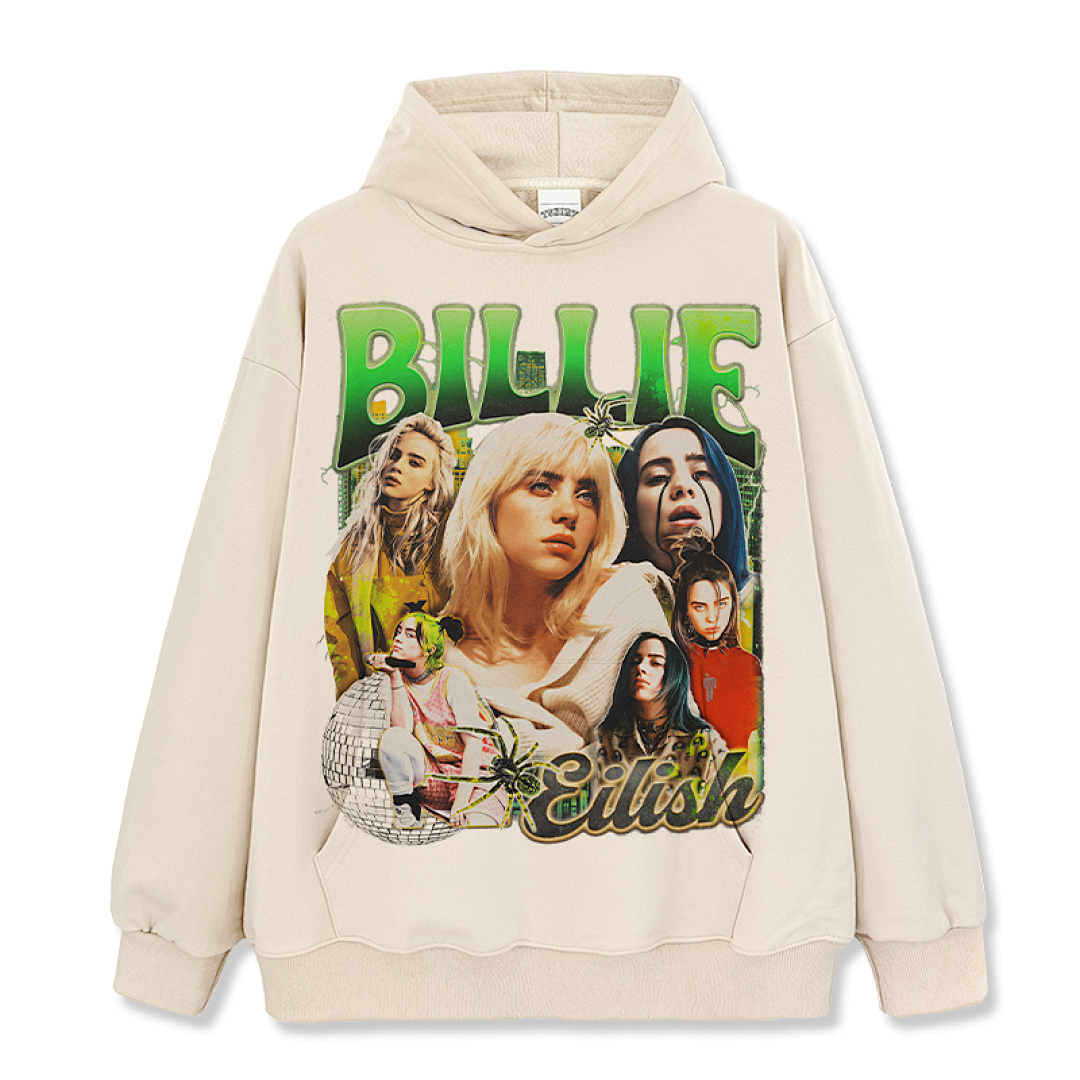 Billie Eilish Hoodie - Apricot