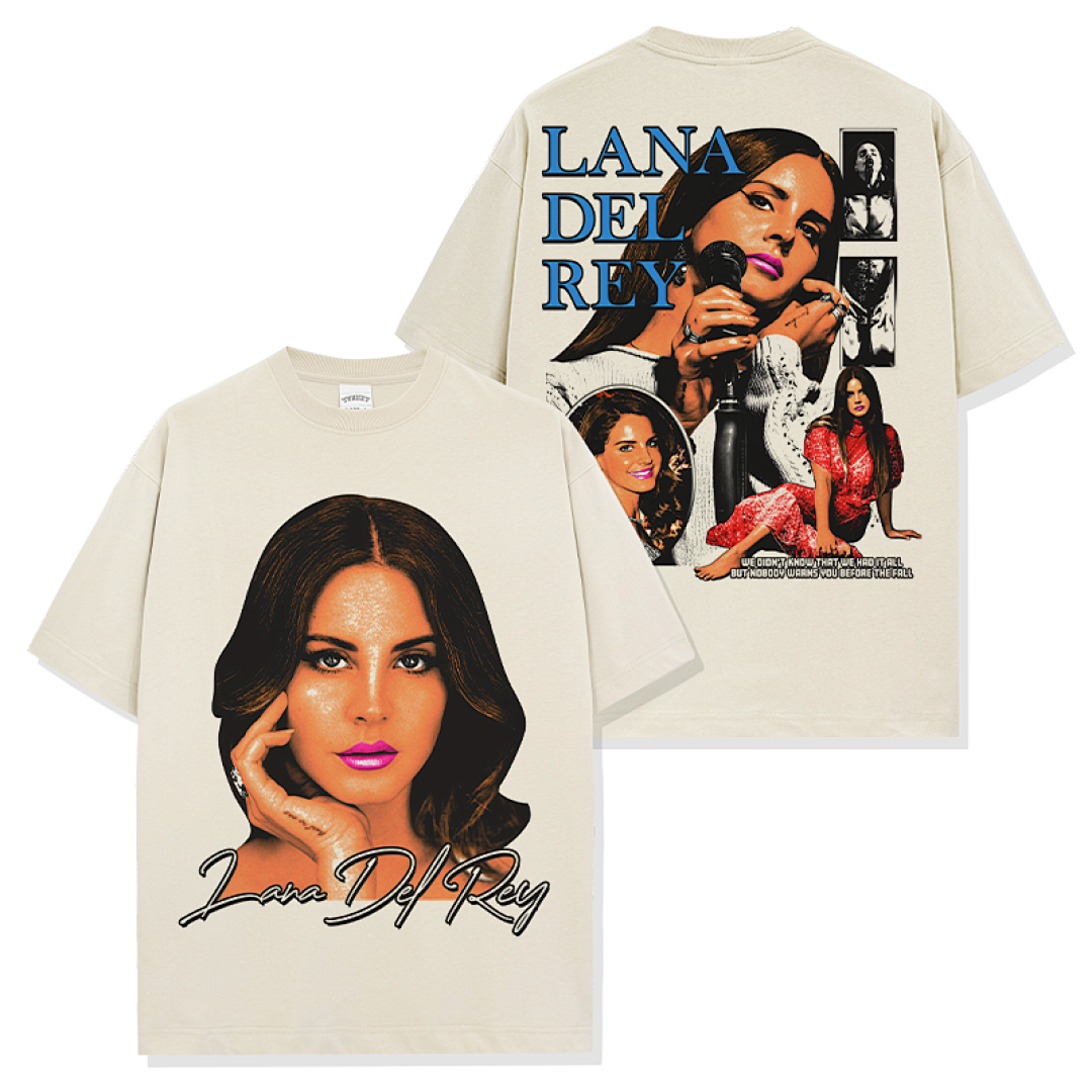 Lana Del Rey Tee - Apricot