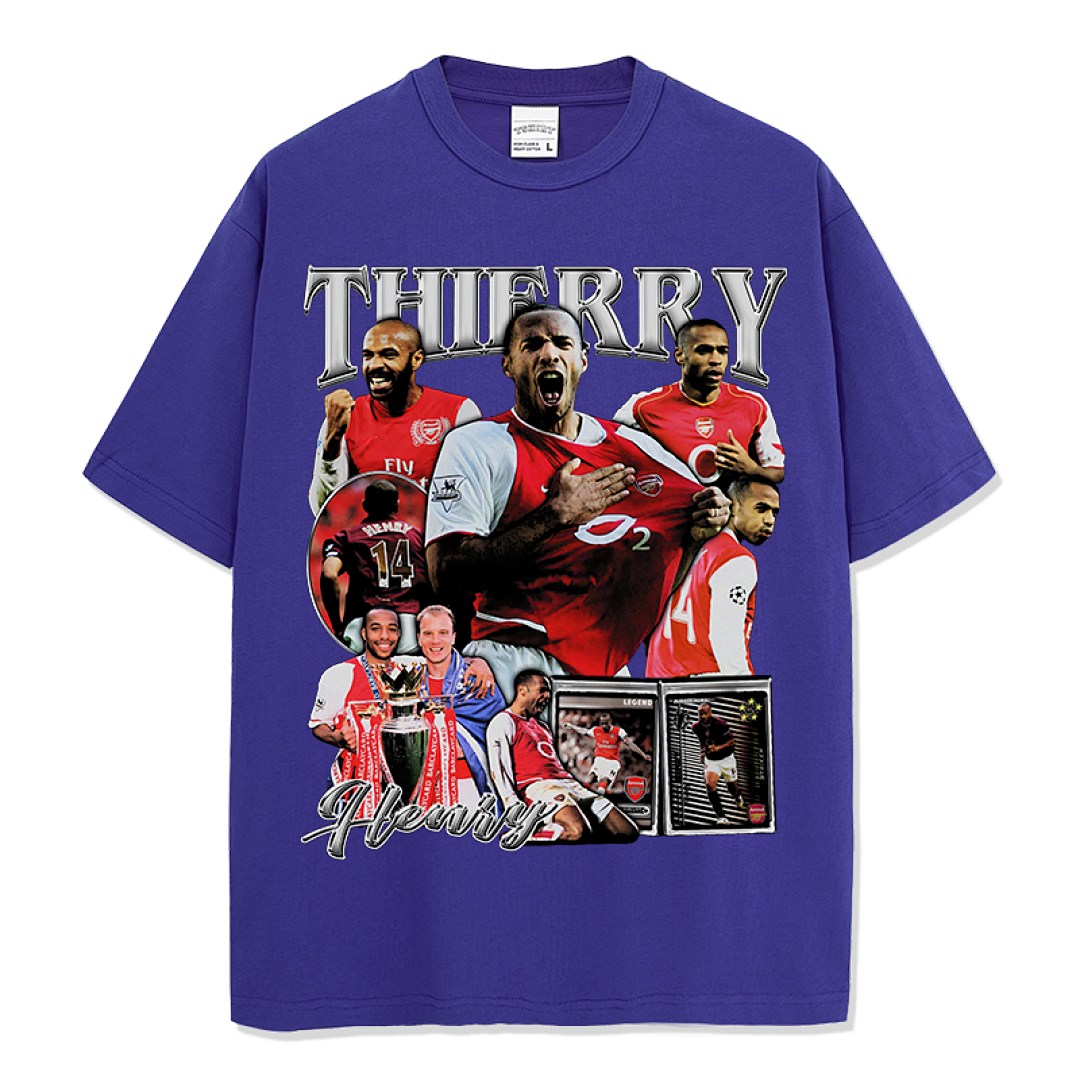 Thierry Henry Tee - Royal Blue