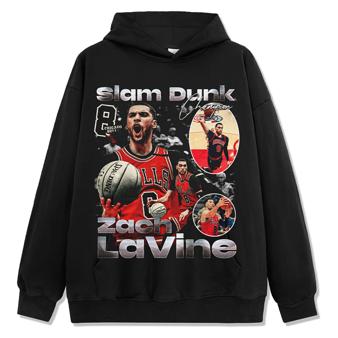 Zach LaVine Design 6111 Hoodie - Black