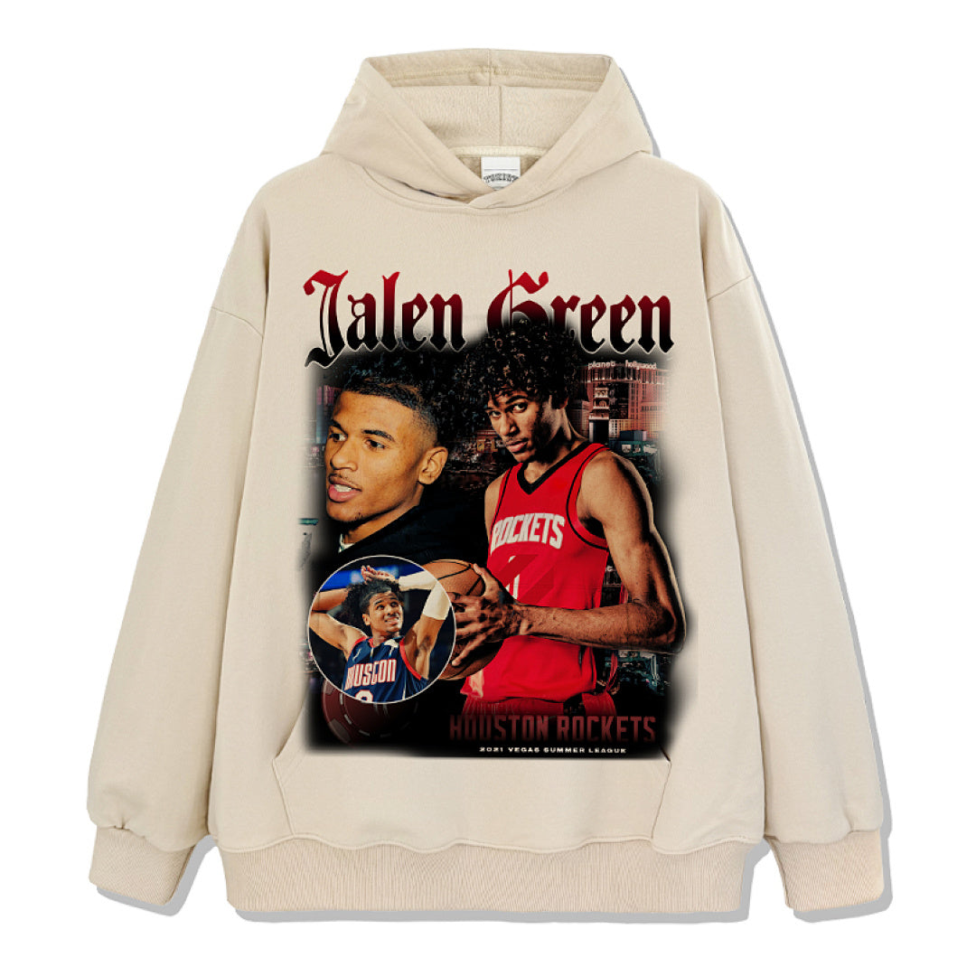 Jalen Green Design 6150 Hoodie - Apricot