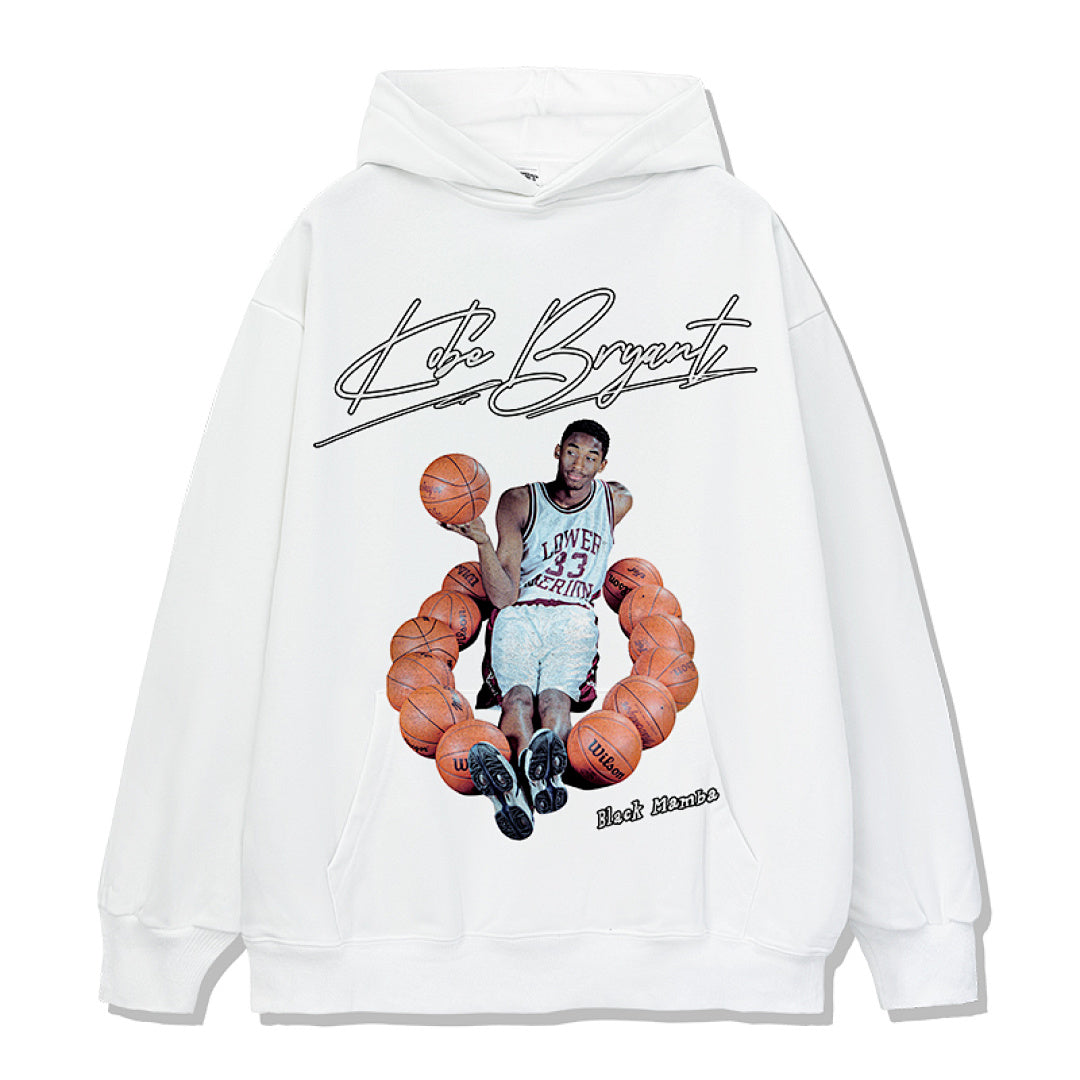 Kobe Design 6255 Hoodie - White