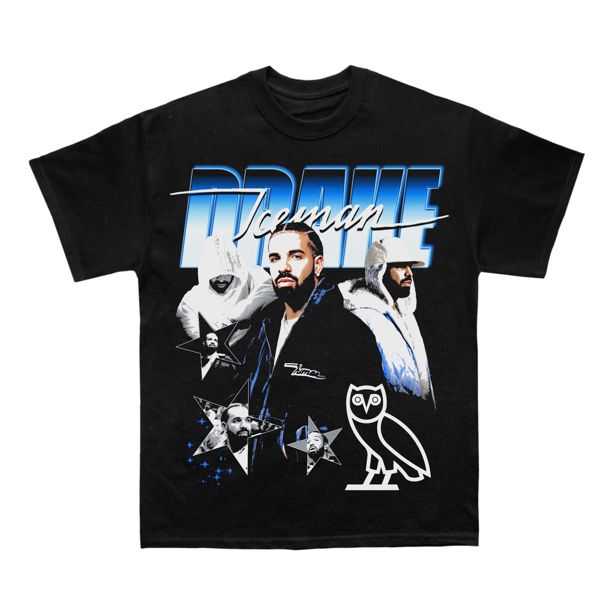 Drake Iceman Icon graphic t-shirt, front print