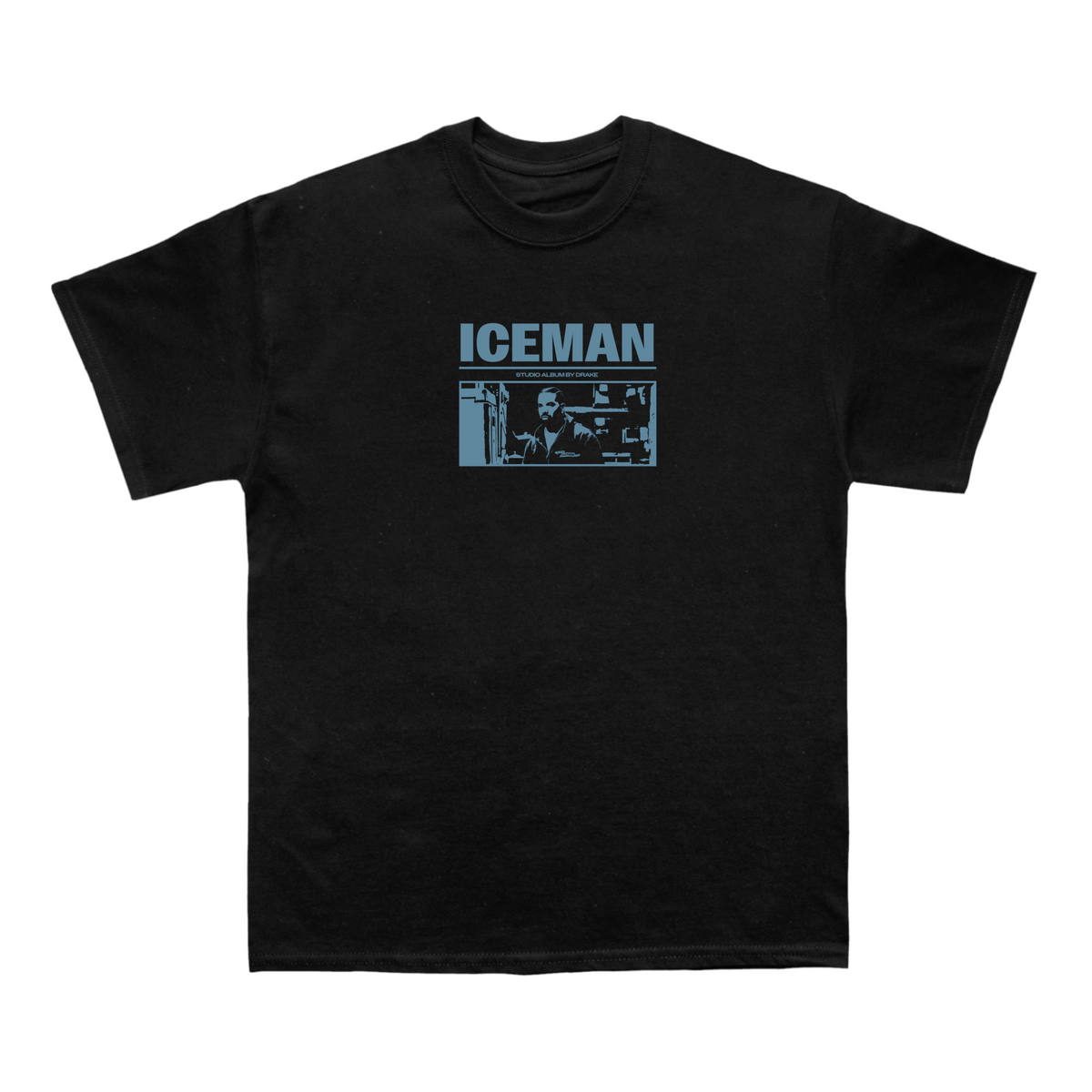 Iceman poster tee - black-front
