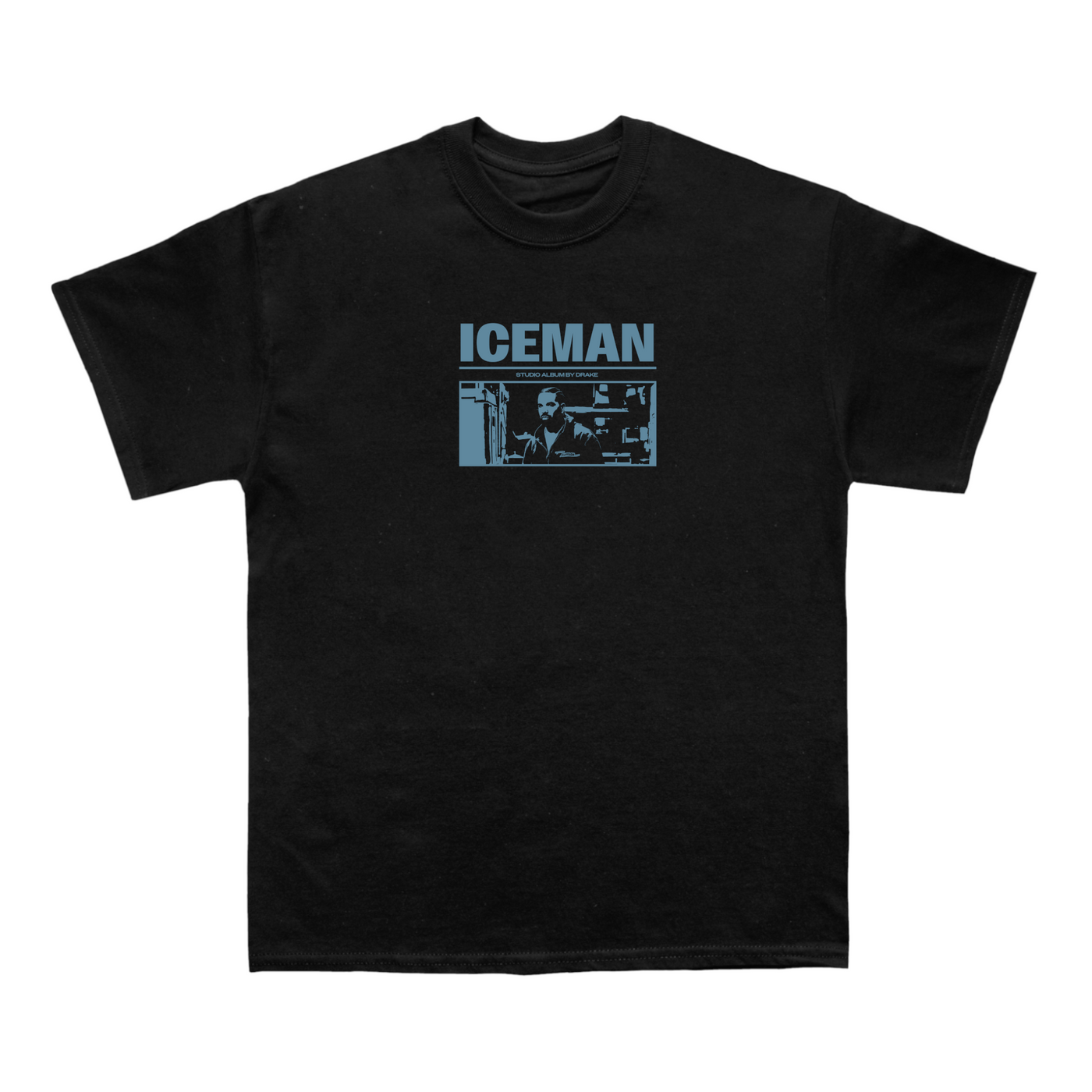 Iceman poster tee - black-front