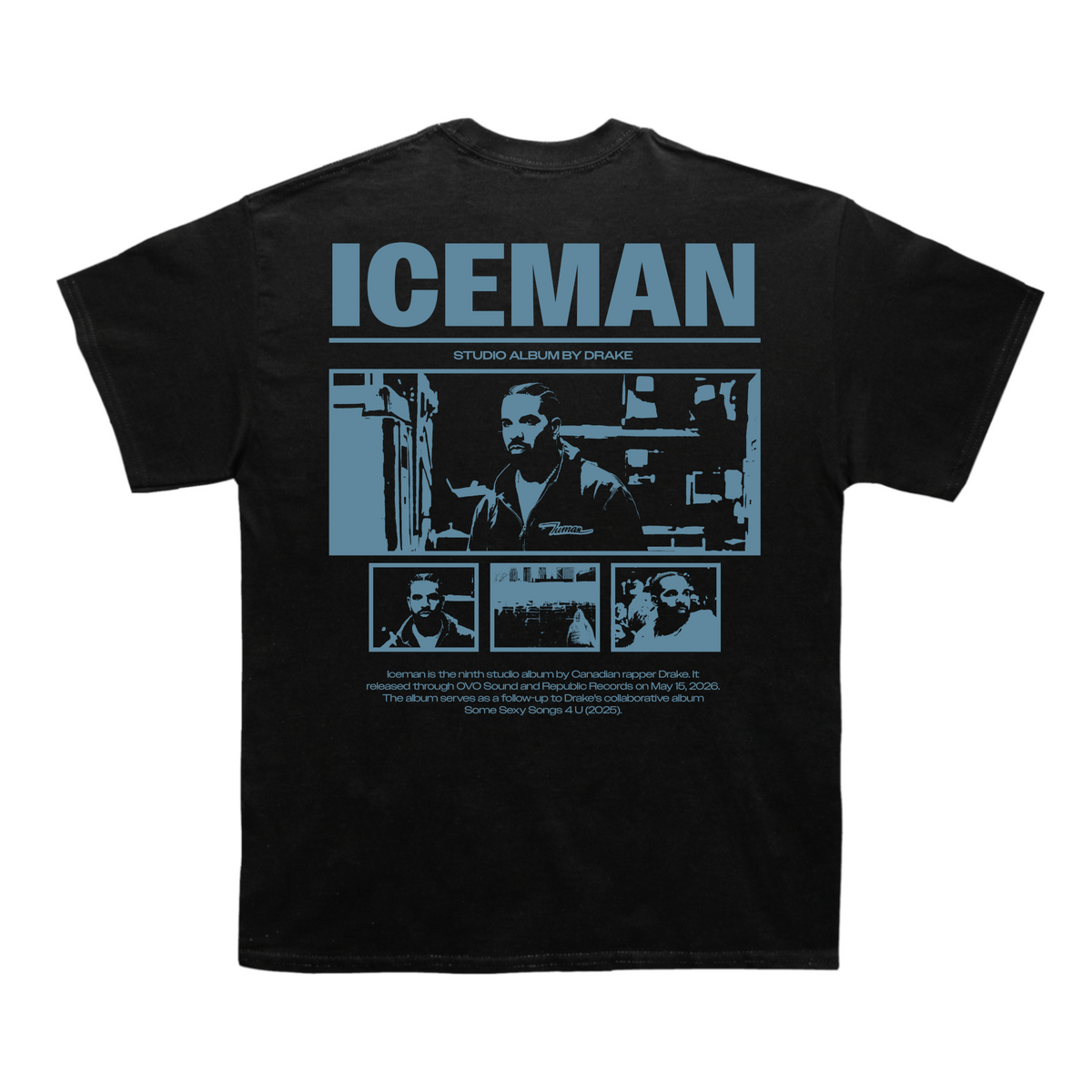 Iceman poster tee - black