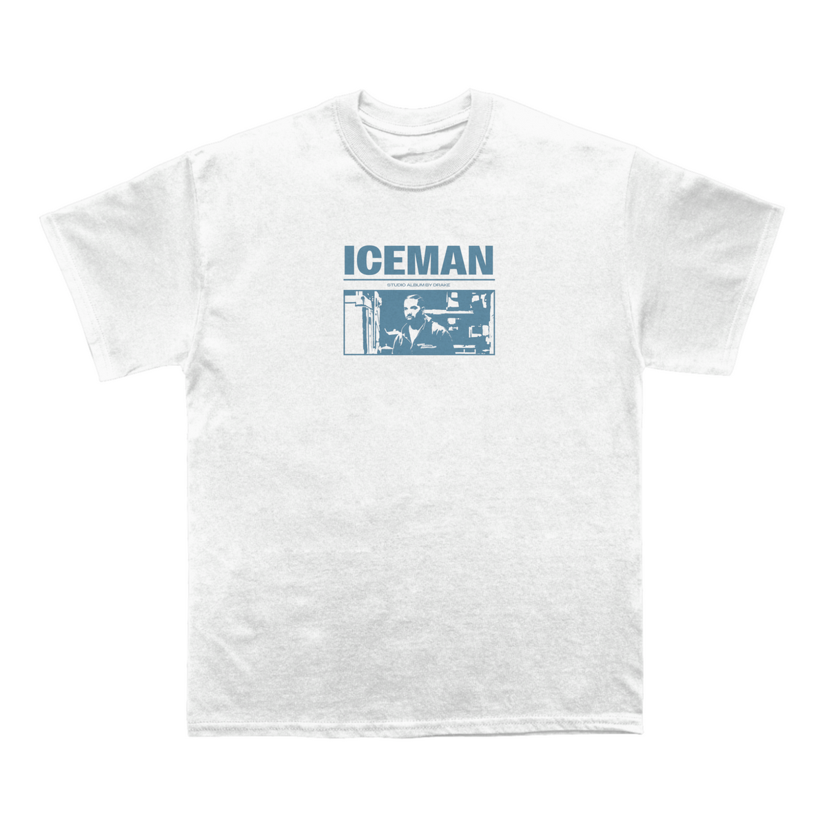 Iceman poster tee - white-front