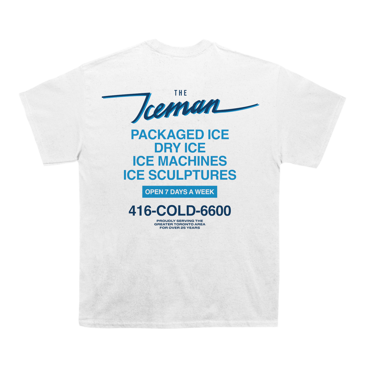 Iceman "Packaged Ice" T-shirt (With Backprint)