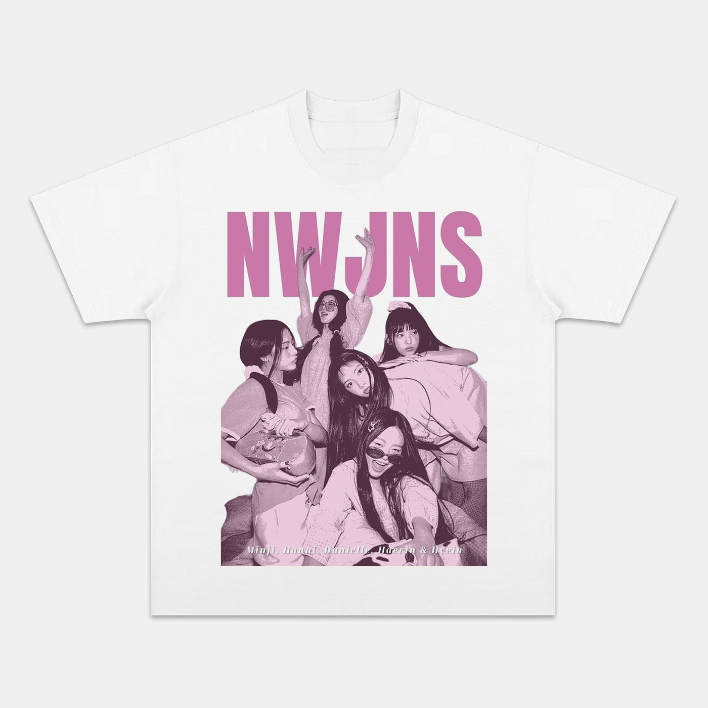 NewJeans K-Pop Vintage Graphic Tee — product image 1