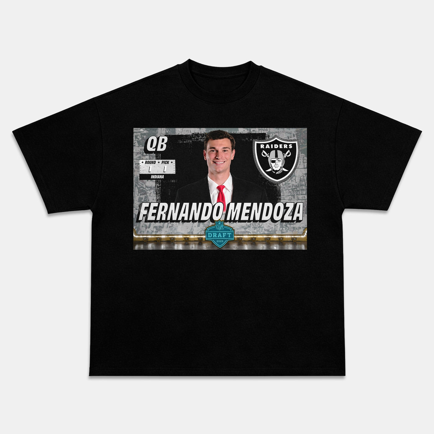 Fernando Mendoza 'Cal Golden Bears' QB Vintage Football Tee — product image 1