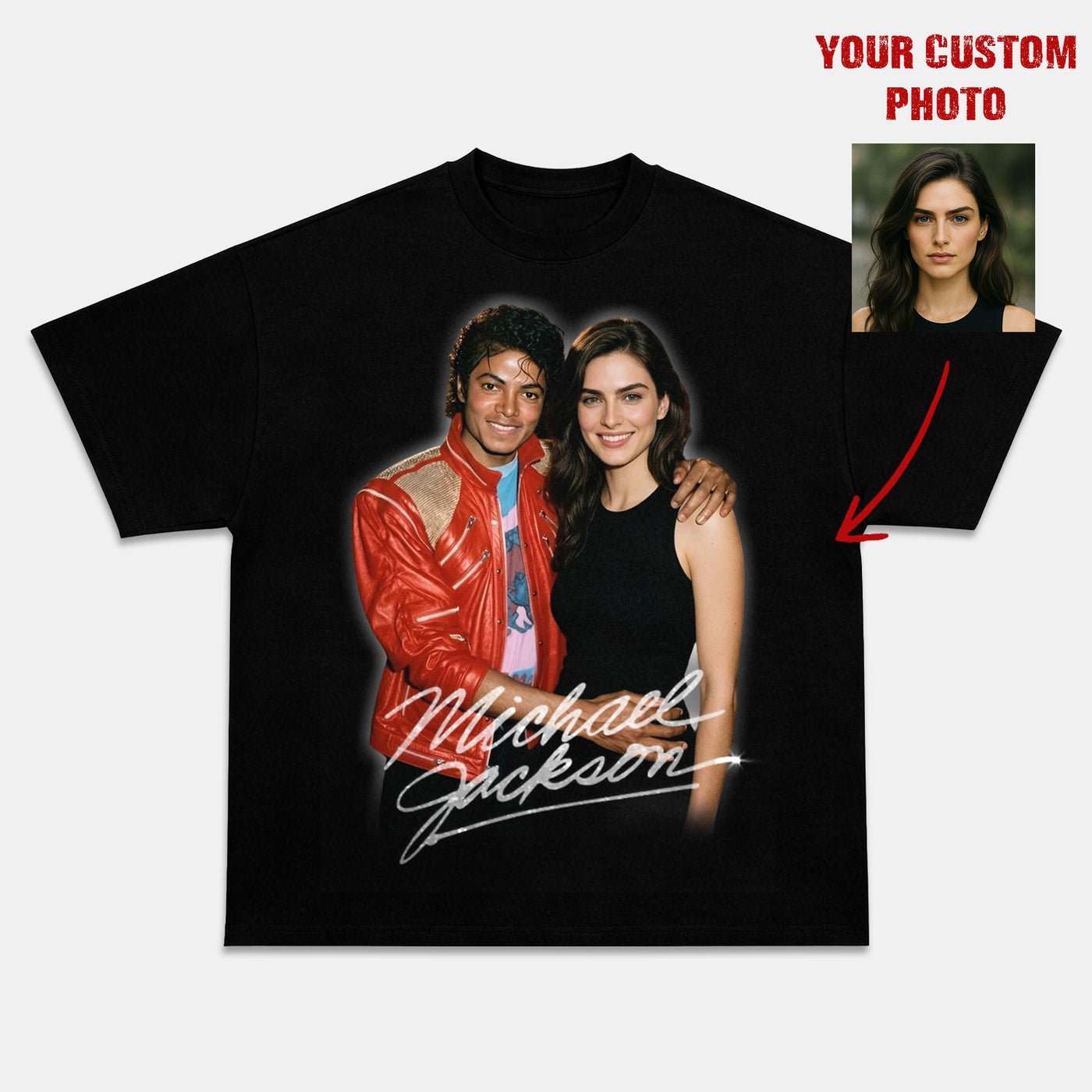 Michael Jackson King of Pop Vintage Graphic Tee — product image 1