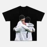Jude Bellingham & Vinícius Jr Real Madrid Champions Graphic Tee