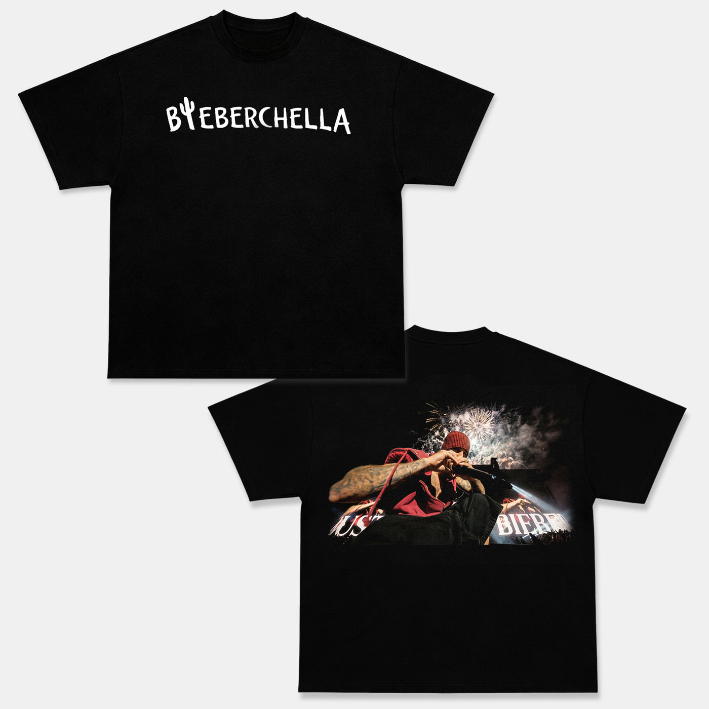 Justin Bieber 'Purpose & Justice' Vintage Pop Icon Graphic Tee — product image 1
