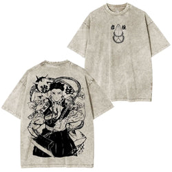 Gyomei Himejima Demon Slayer Anime Washed Graphic Tee — product image 1