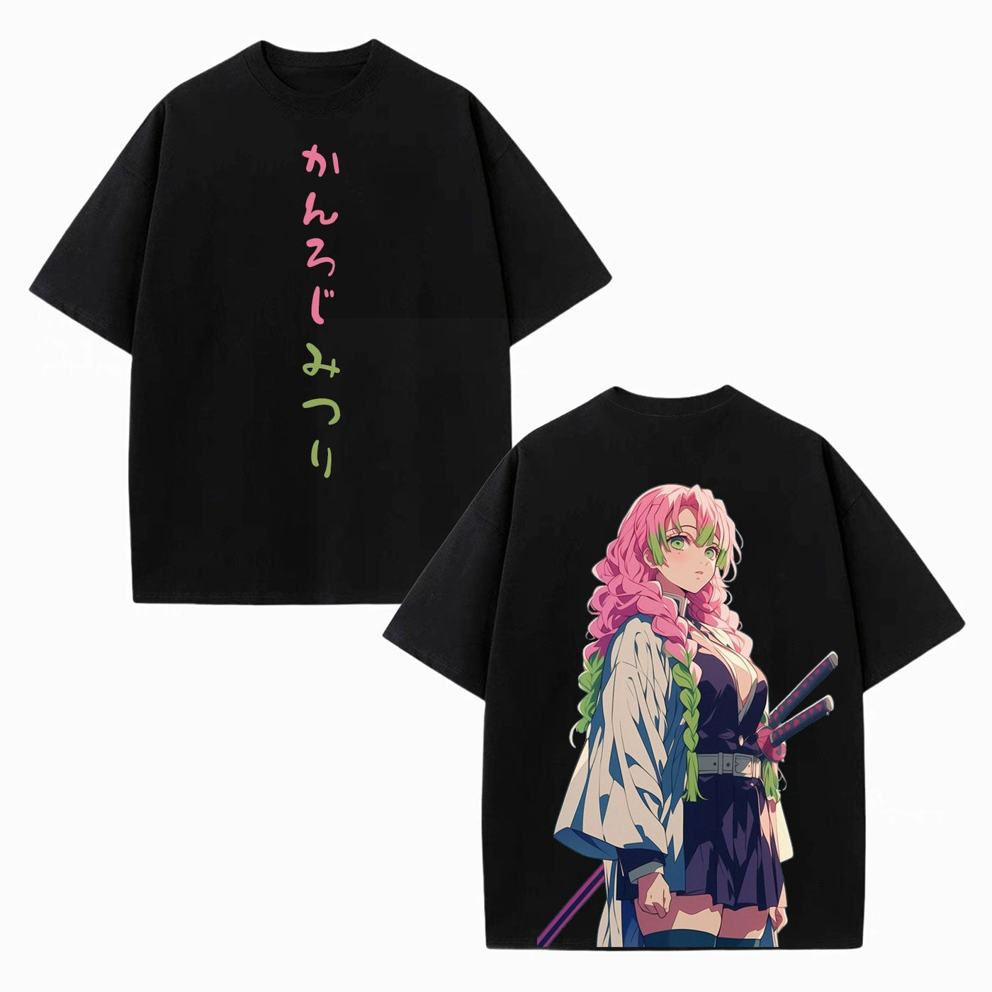 Mitsuri Kanroji Demon Slayer Vintage Heavyweight Graphic T-Shirt — product image 1