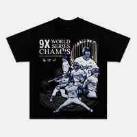 9X World Series Champions Boston Red Sox Vintage Graphic Tee