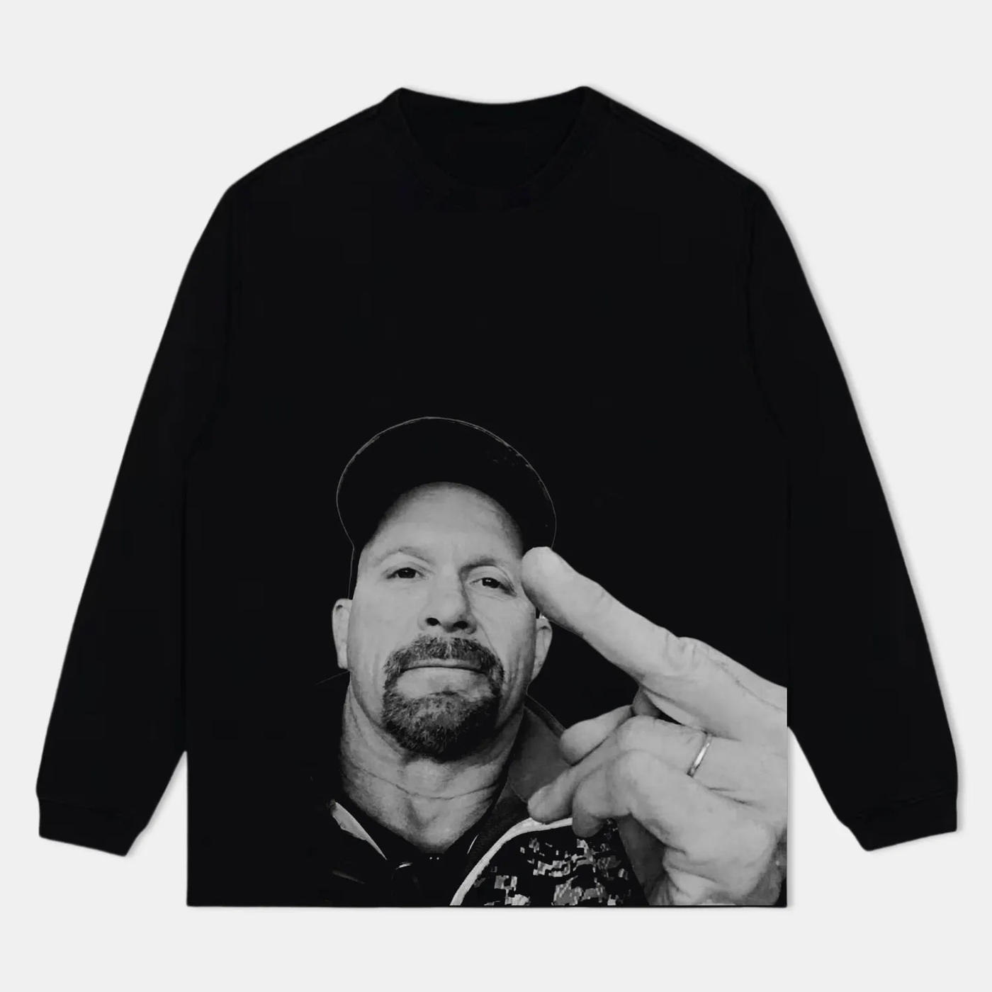 Stone Cold Steve Austin Graphic Long Sleeve T-Shirt — product image 1